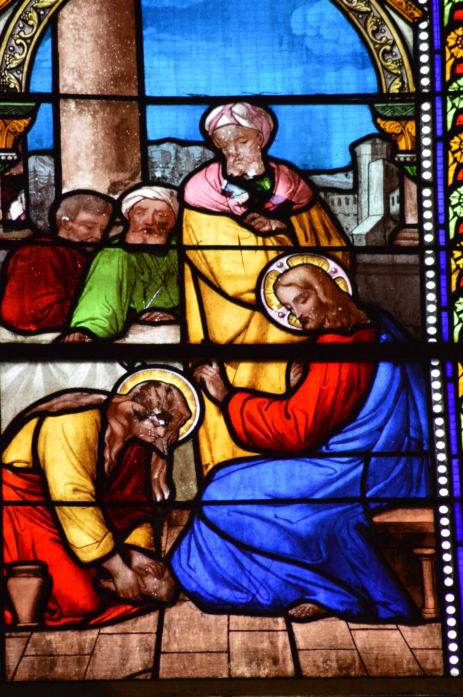 Nikon D3200 sample photo. Stained glass, window, church photography