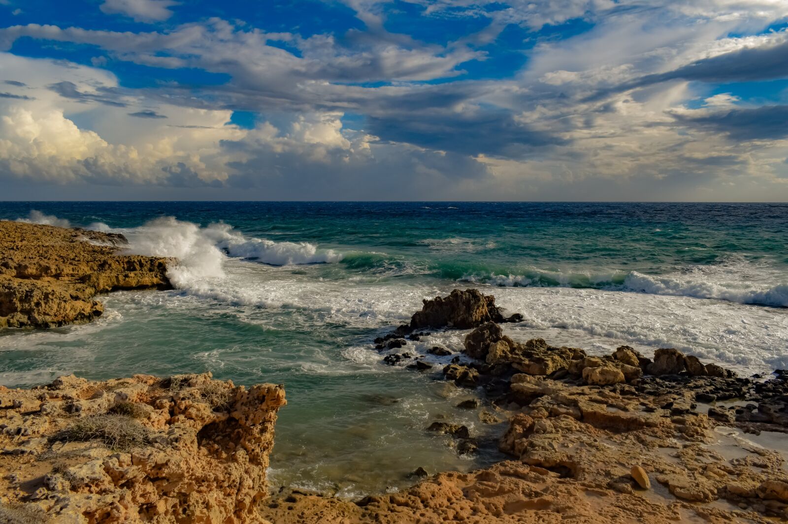 Nikon D3300 sample photo. Rocky coast, waves, sea photography