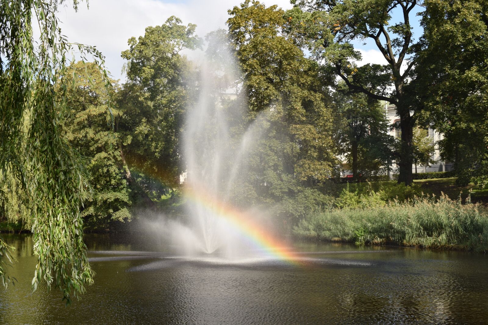 Nikon D3300 sample photo. Fountain, channel, water photography