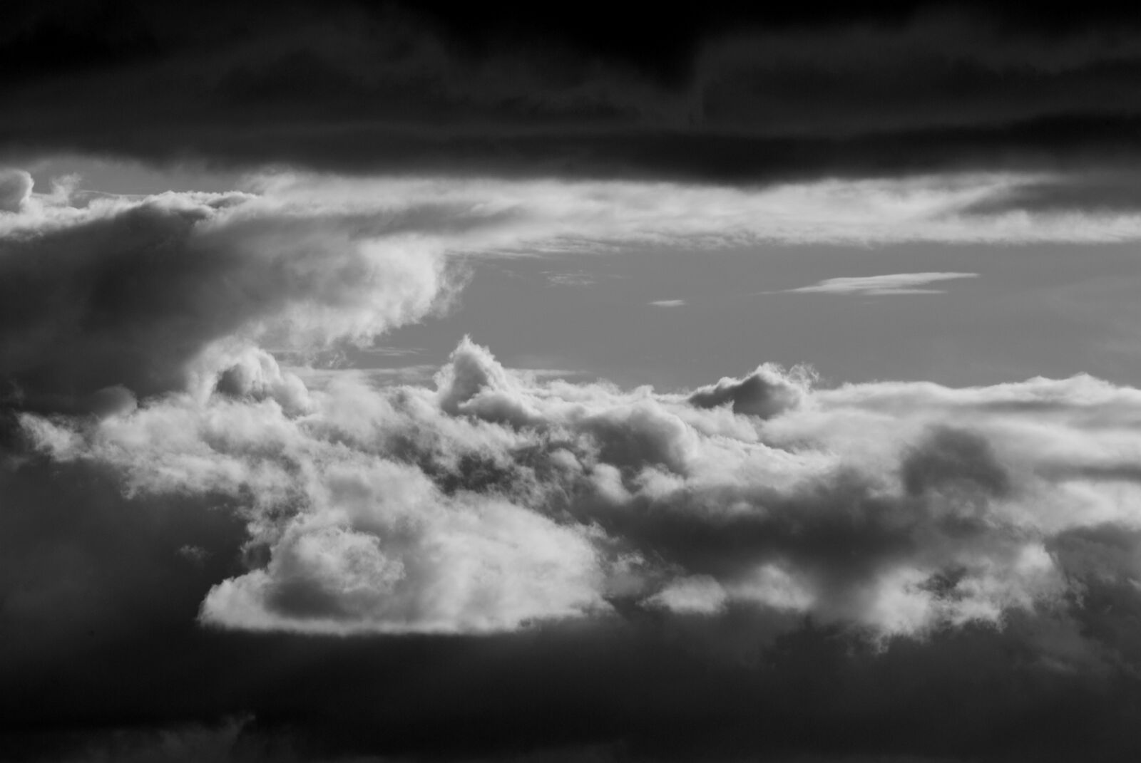 Nikon D3000 sample photo. Sky, clouds, monocrome photography