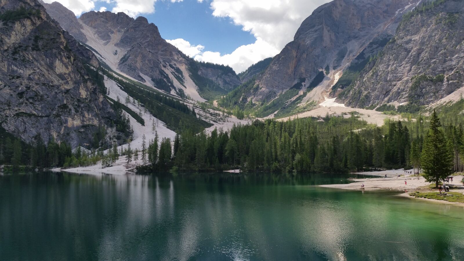 Samsung Galaxy S5 sample photo. Lake, braies, mountain photography