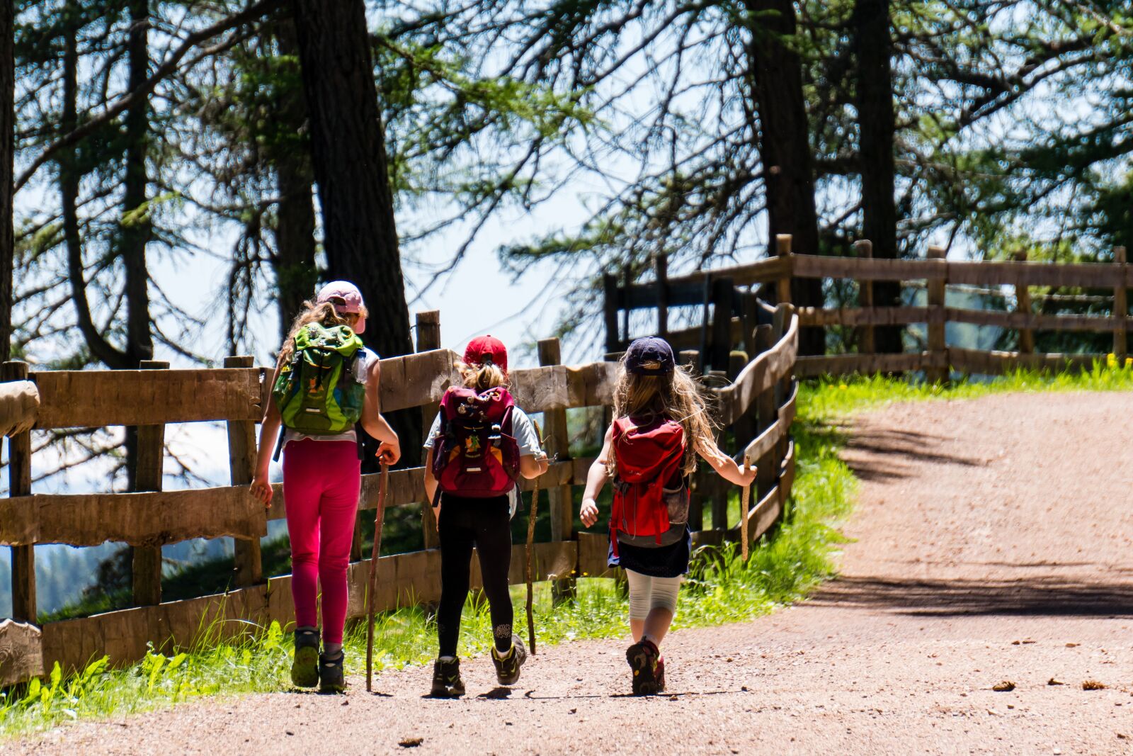 Sony a6300 + Sony E 55-210mm F4.5-6.3 OSS sample photo. Children, girl, hiking photography