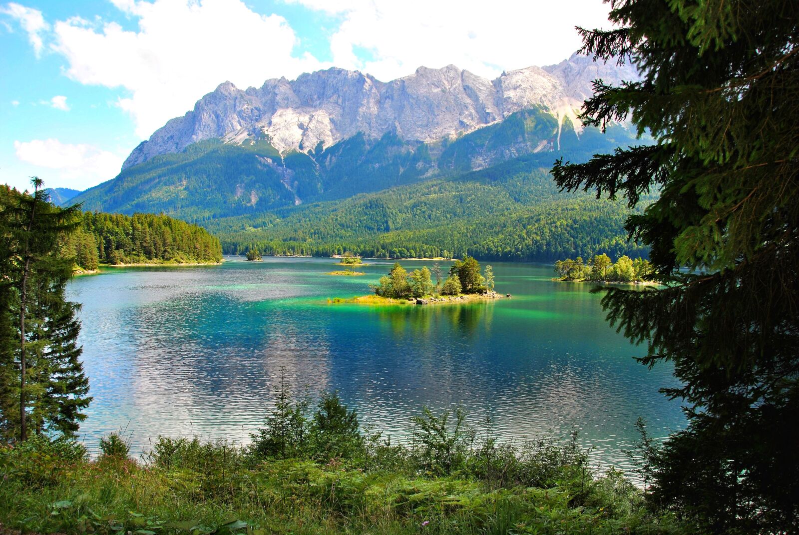 Nikon D3000 sample photo. Zugspitze, eibsee, vacations photography