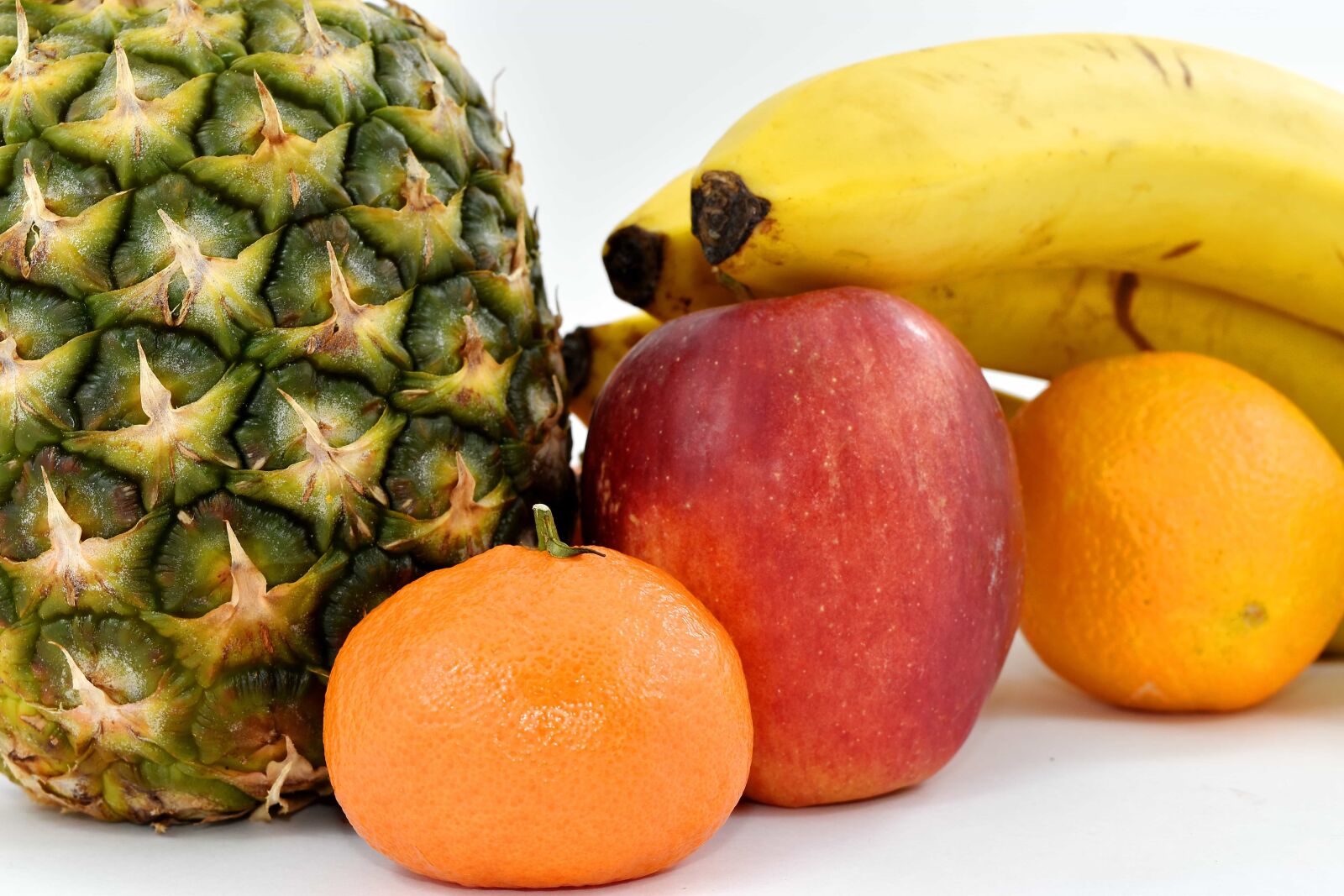 Nikon D5500 sample photo. Banana, produce, food, pineapple photography