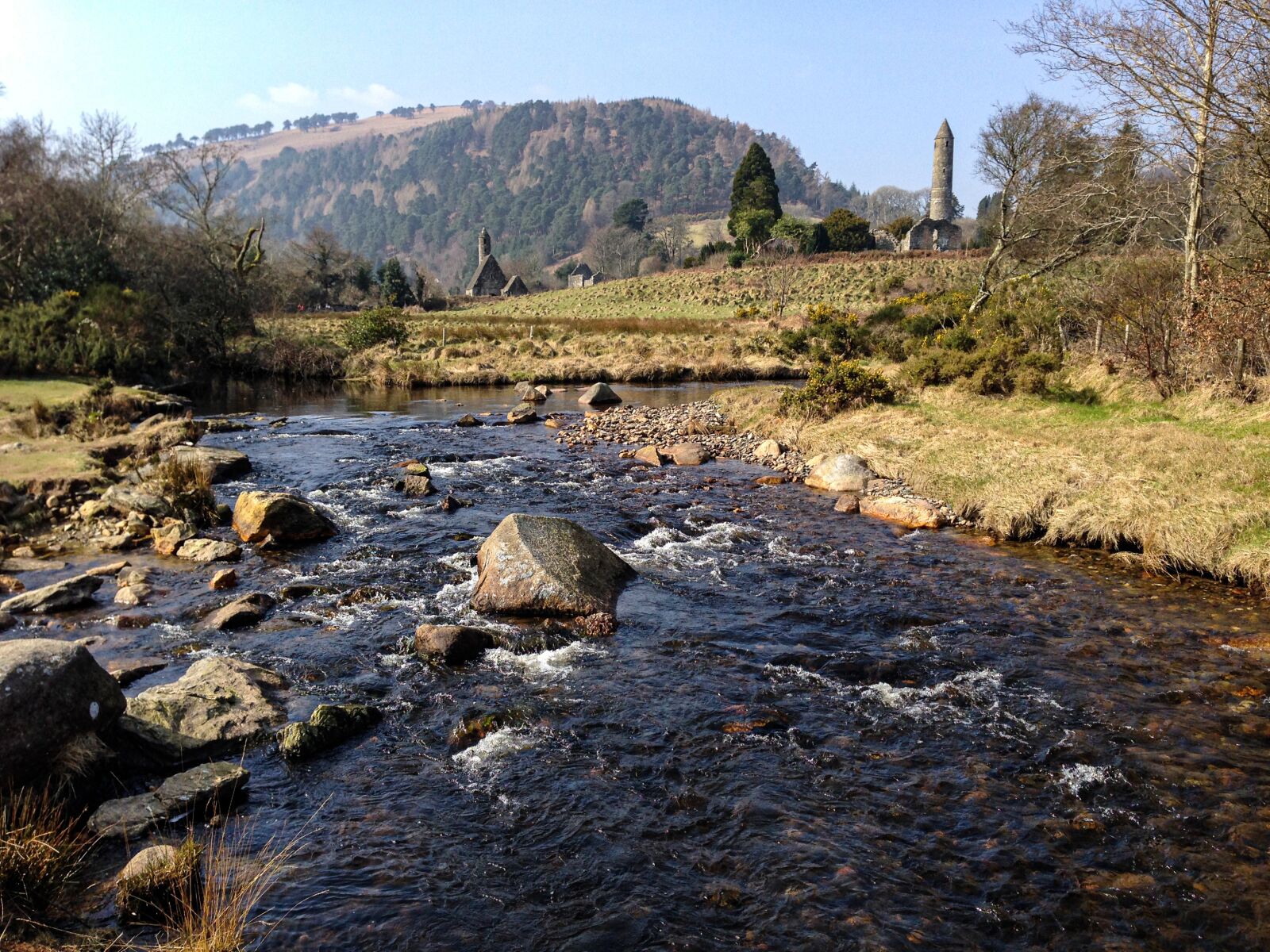 iPhone 5 back camera 4.12mm f/2.4 sample photo. Ireland, glendalough, landscape photography