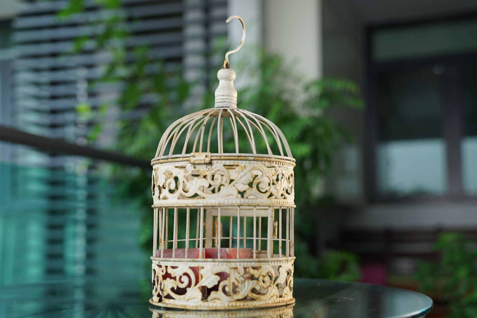 Sony a7S + Sony FE 24-70mm F2.8 GM sample photo. Bird cage, vintage, decorative photography