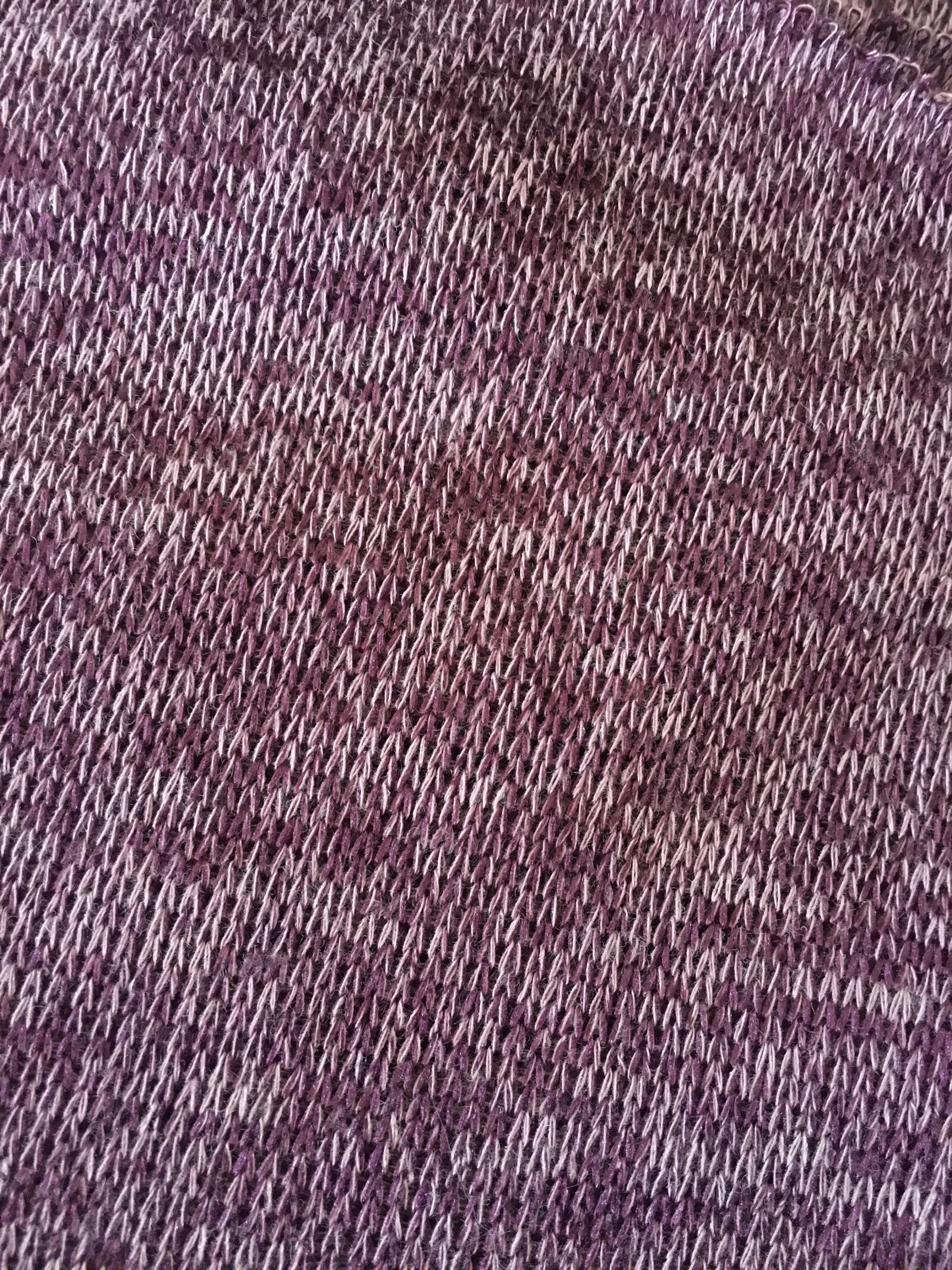 Apple iPhone 6s sample photo. Fabric, heathered, purple, seeater photography