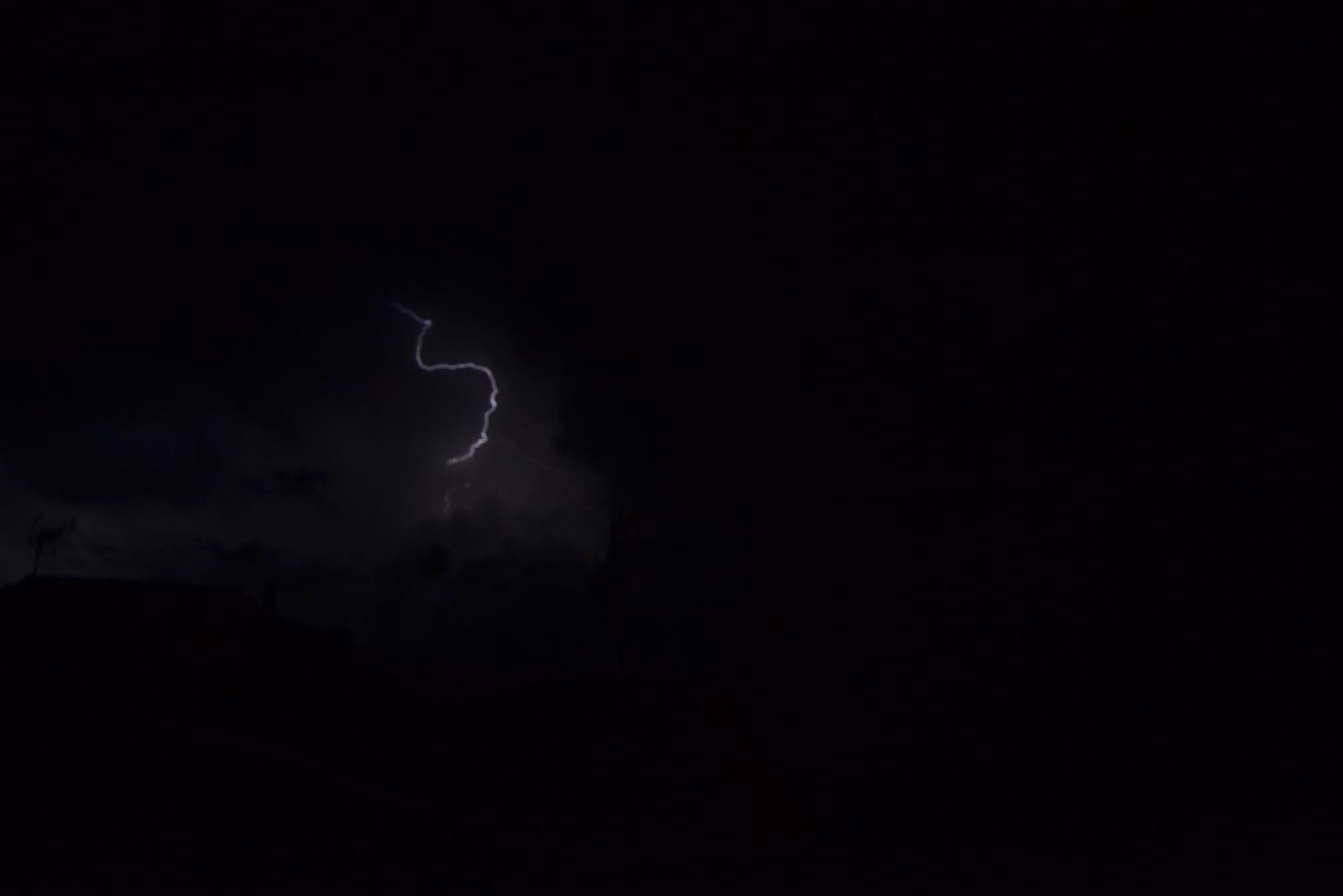Nikon D3100 sample photo. Storm, sky, night photography