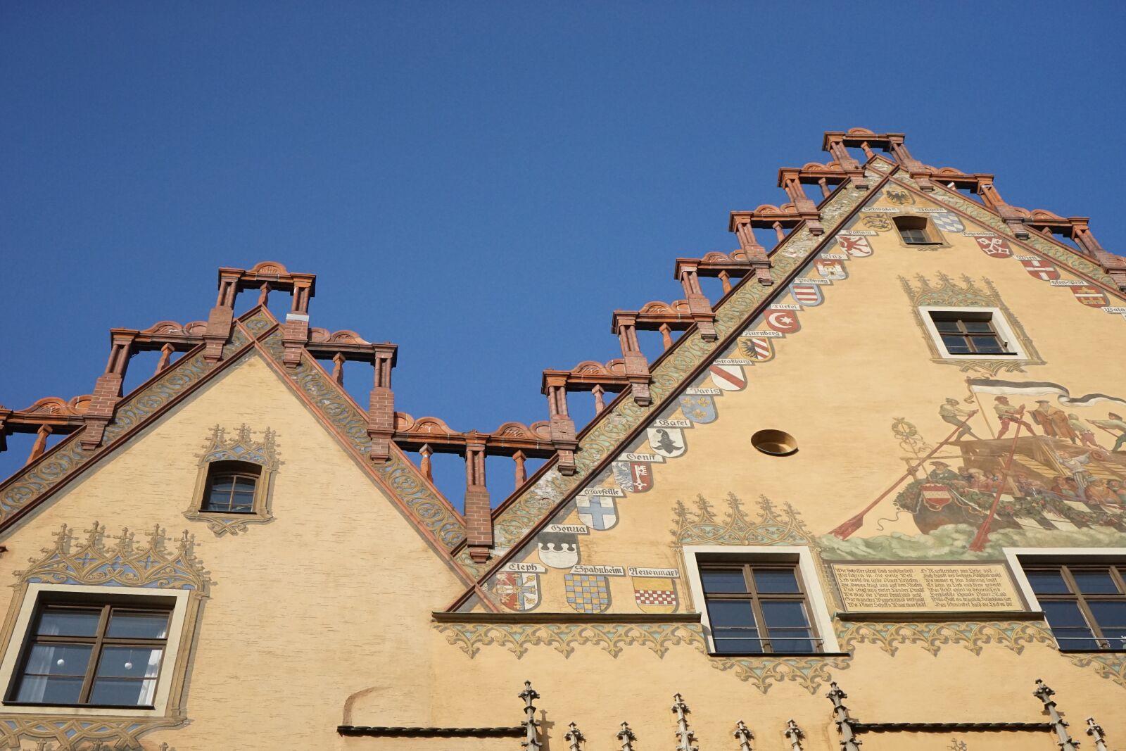 Sony a7 sample photo. Town hall ulm, facade photography