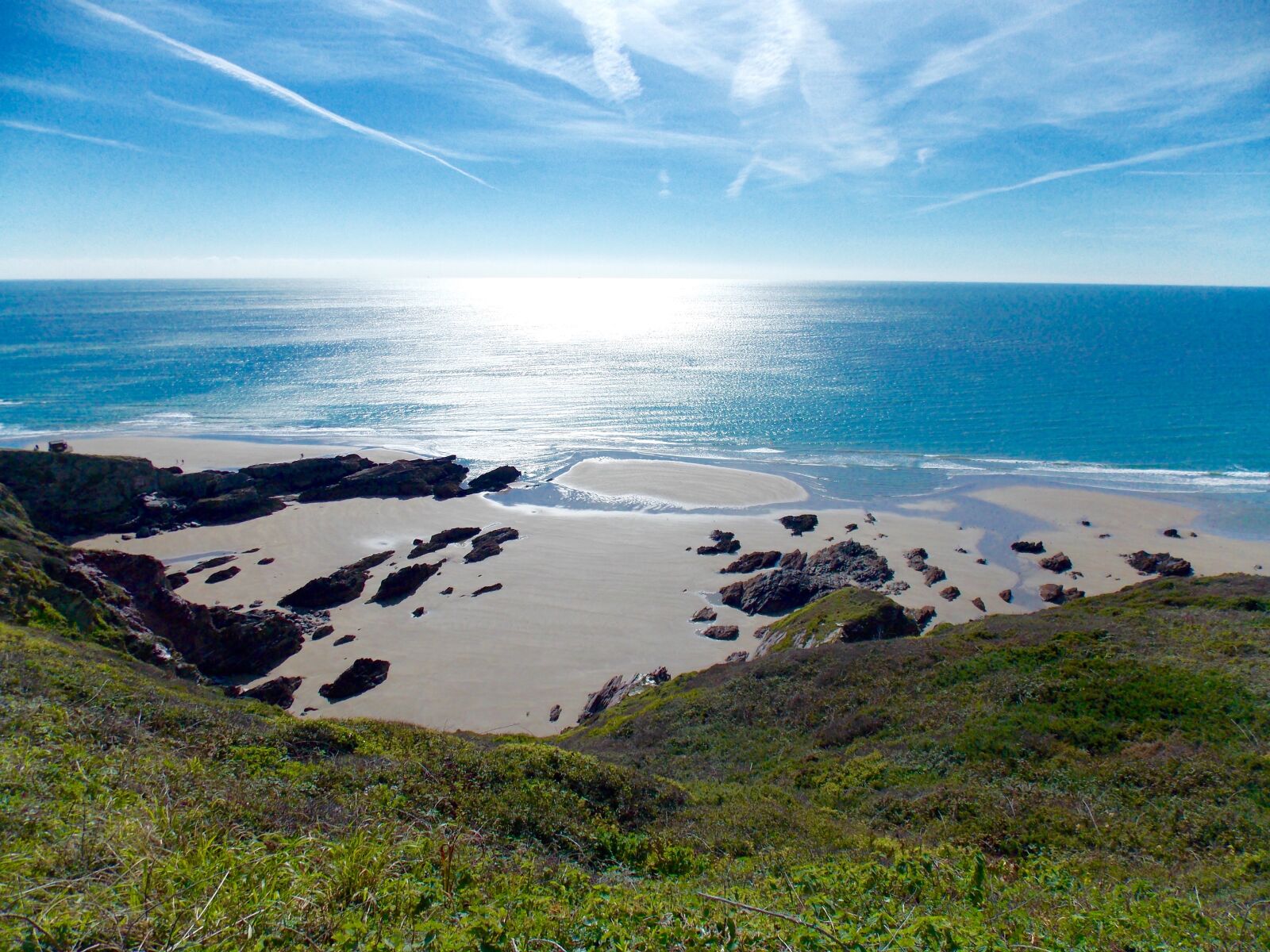 Nikon Coolpix L810 sample photo. Whitsand, beach, cornwall photography