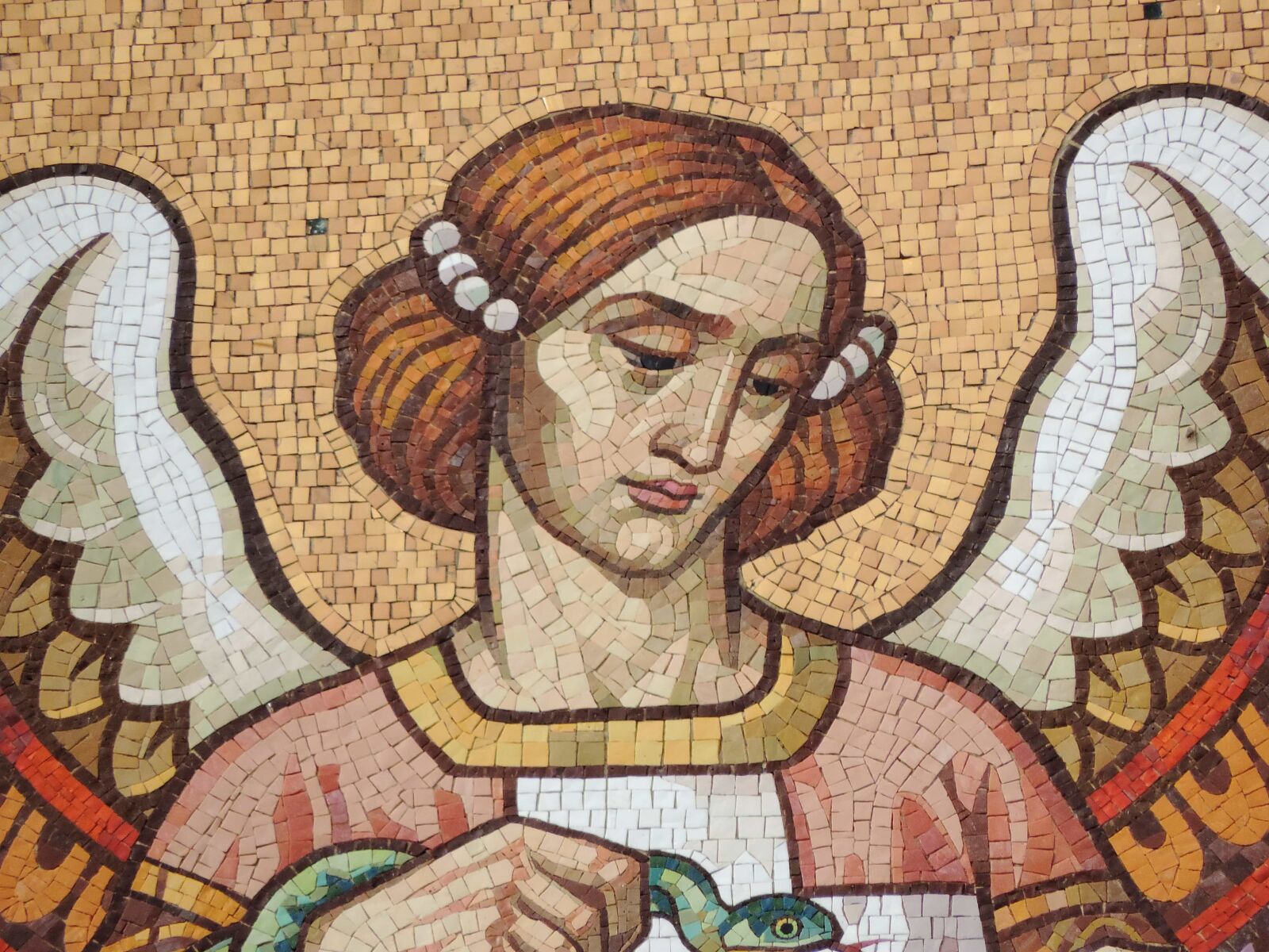 Nikon Coolpix P520 sample photo. Angel, handmade, mosaic, pretty photography