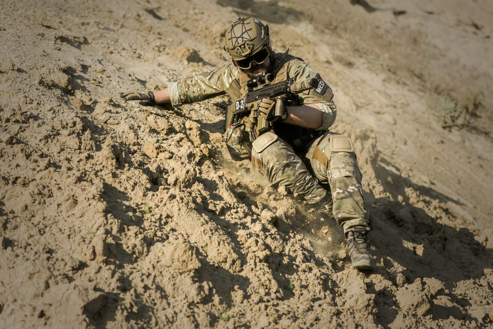 Nikon D600 sample photo. War, desert, guns photography