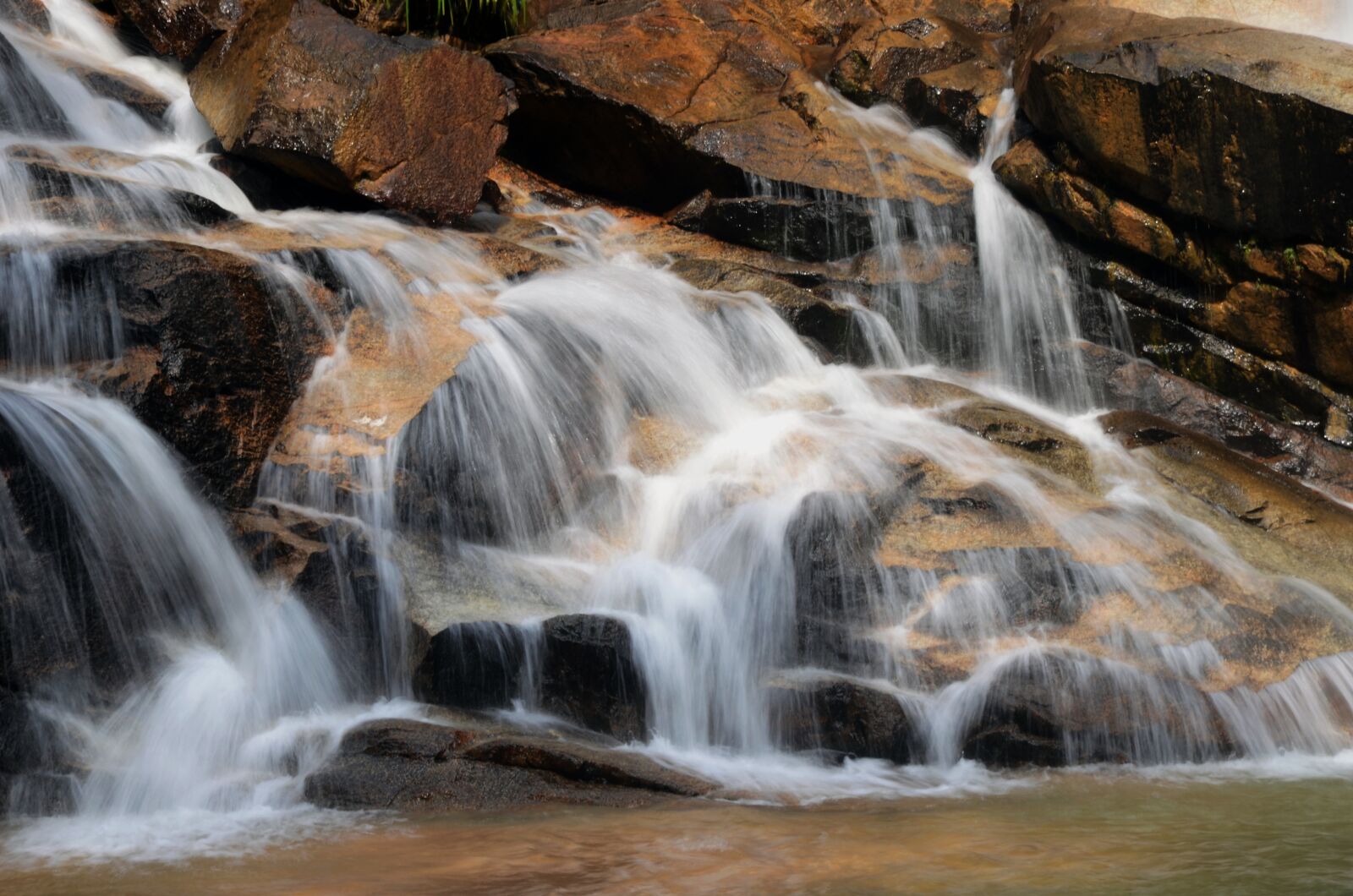 Nikon D7000 sample photo. Waterfall, rock, nature photography