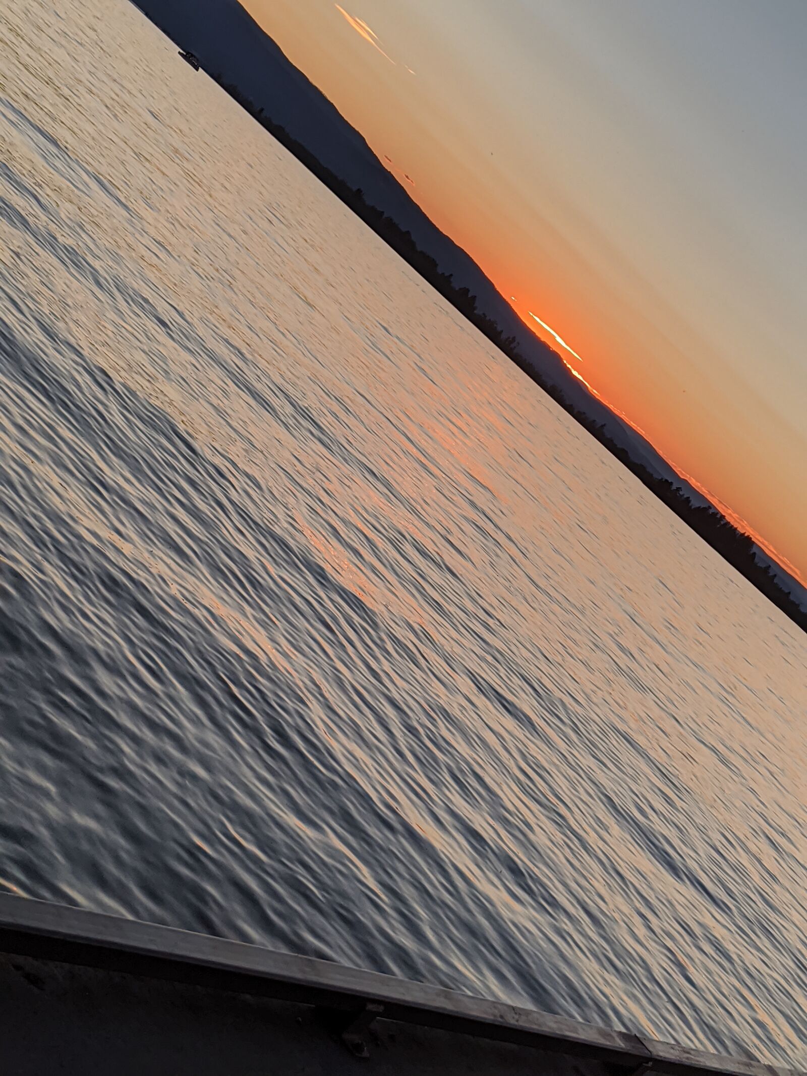 Google Pixel 3 sample photo. Sunset, lake, montana photography
