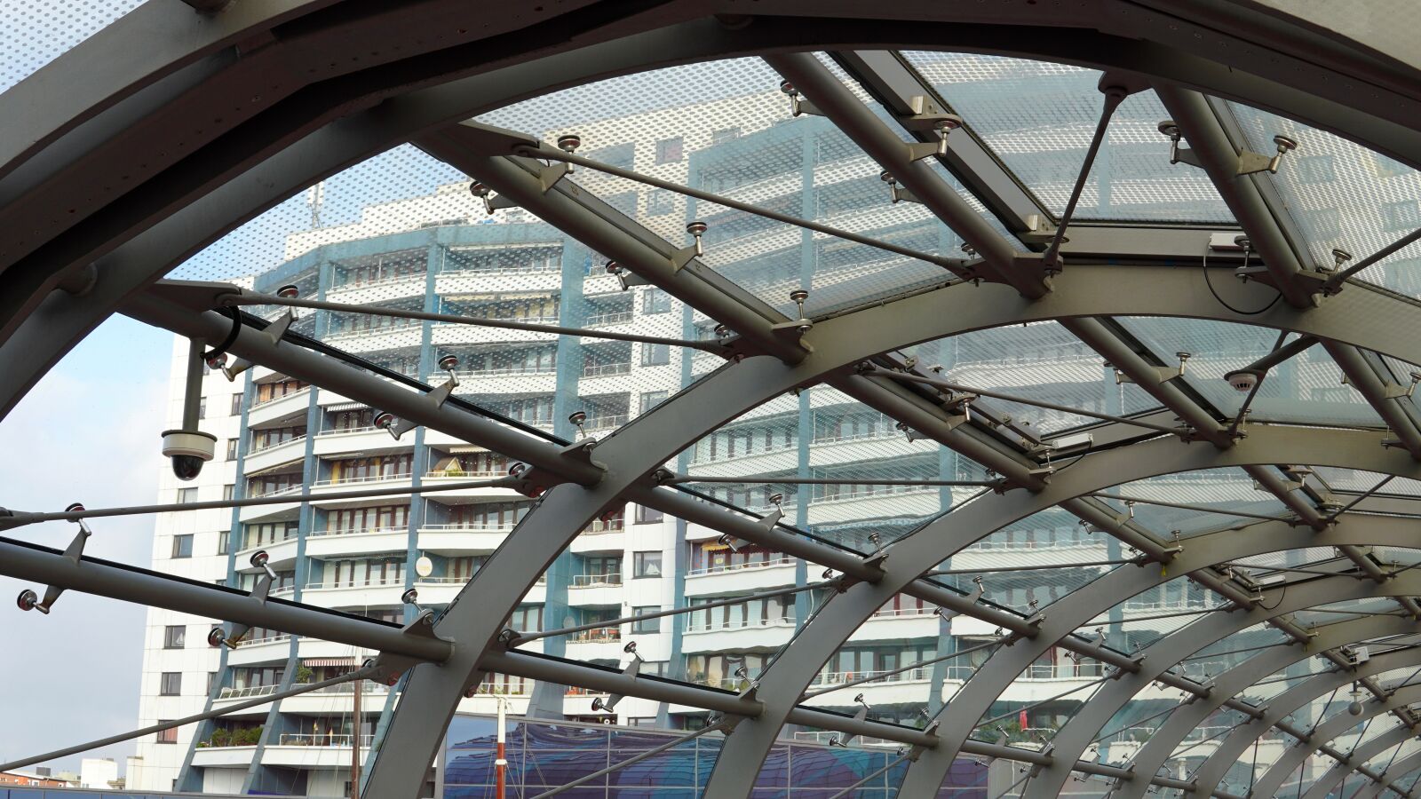 30mm F1.4 DC DN | Contemporary 016 sample photo. Glass roof, architecture, modern photography
