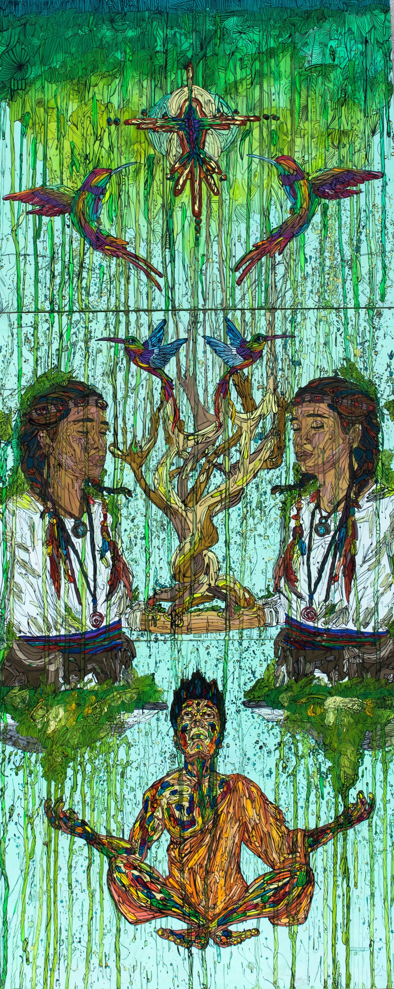 Nikon D5100 sample photo. Hummingbird, spirit, indian photography