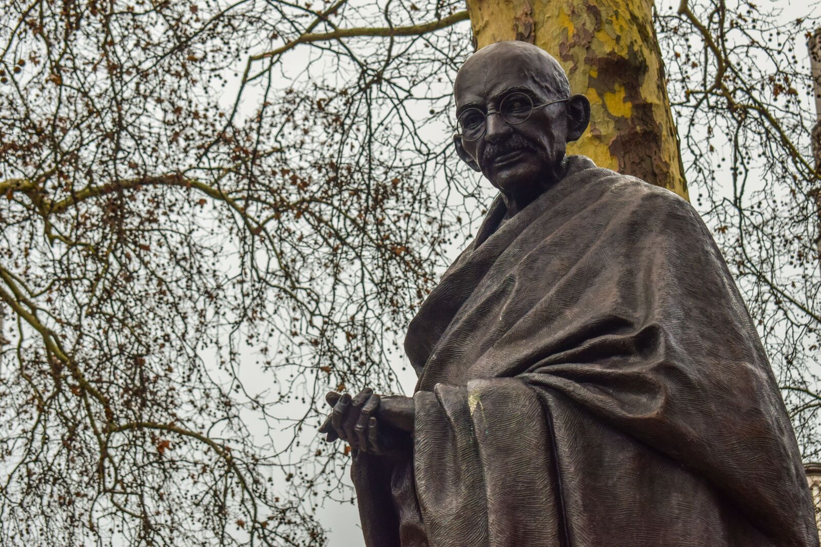 Nikon D3300 sample photo. Mahatma, ghandi, statue photography