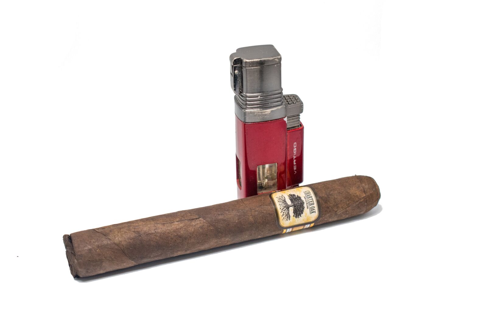 Nikon D5600 sample photo. Cigar, lighter, fire photography