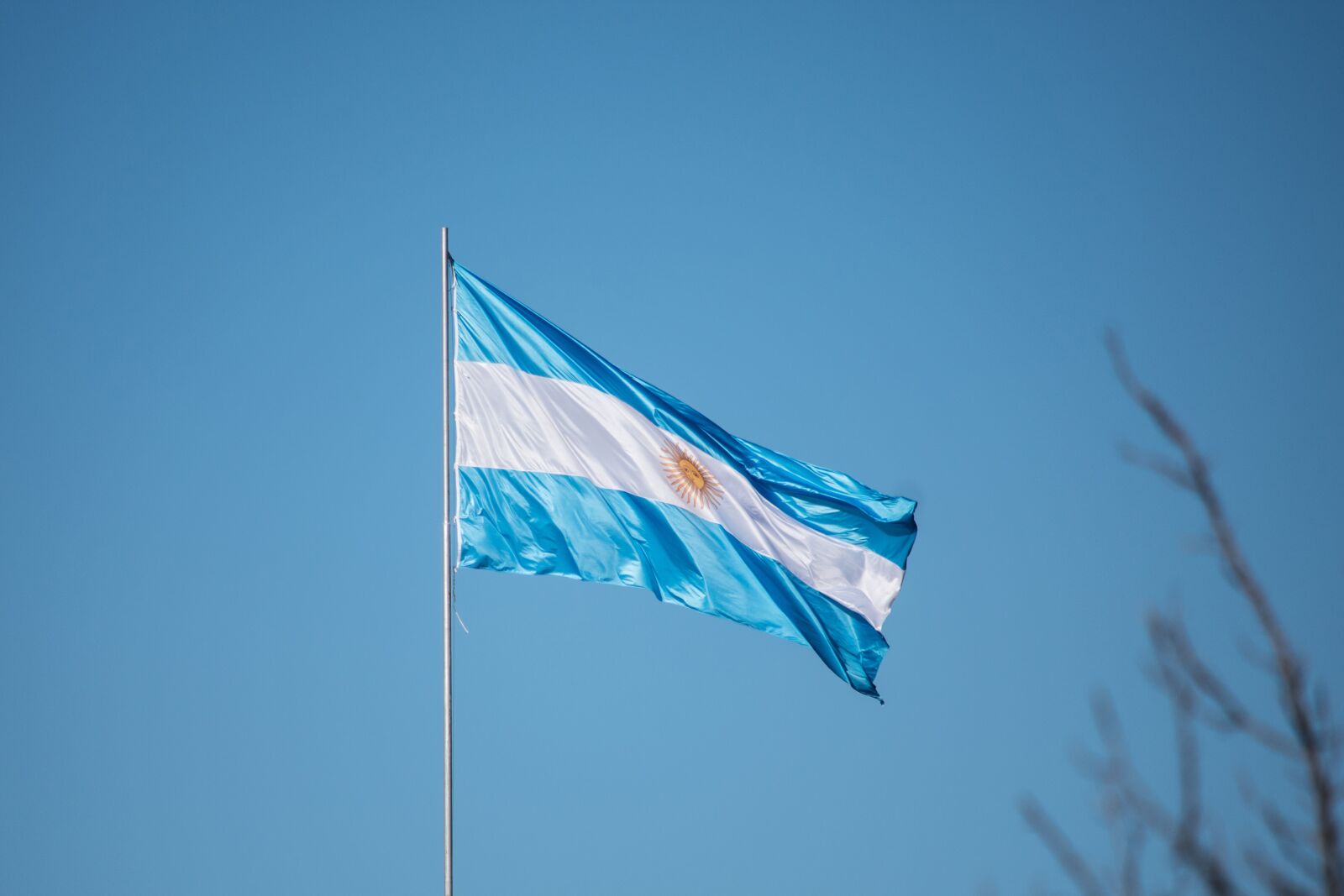 Nikon D3400 sample photo. Argentina flag, argentina, flag photography