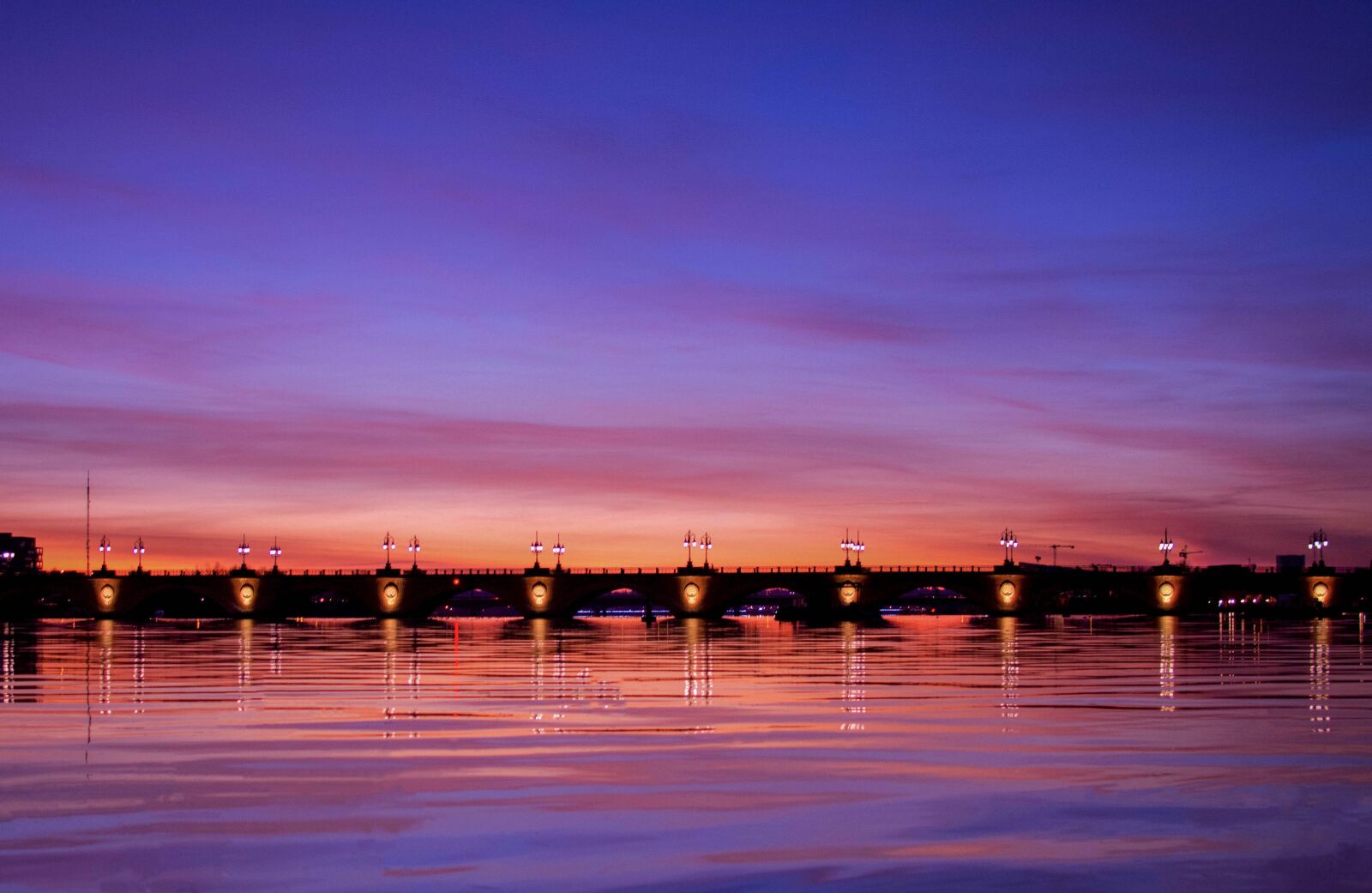 Nikon D7200 sample photo. Stone bridge, bordeaux, river photography