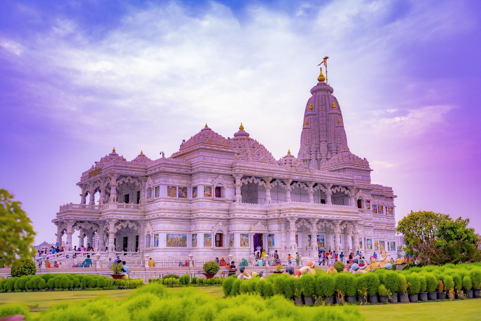 Sony a7 III + Tamron 28-75mm F2.8 Di III RXD sample photo. Indian temple, vrindavan, mathura photography
