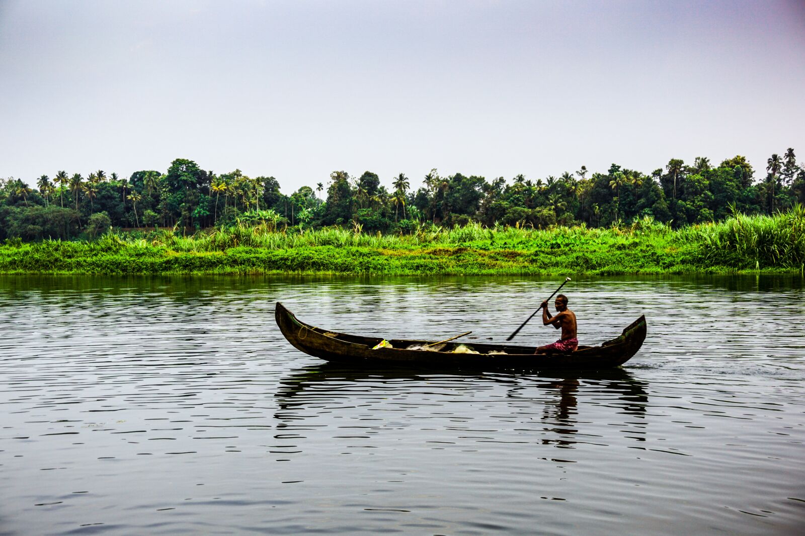 Sony a6000 sample photo. Fisherman, river, fishing photography