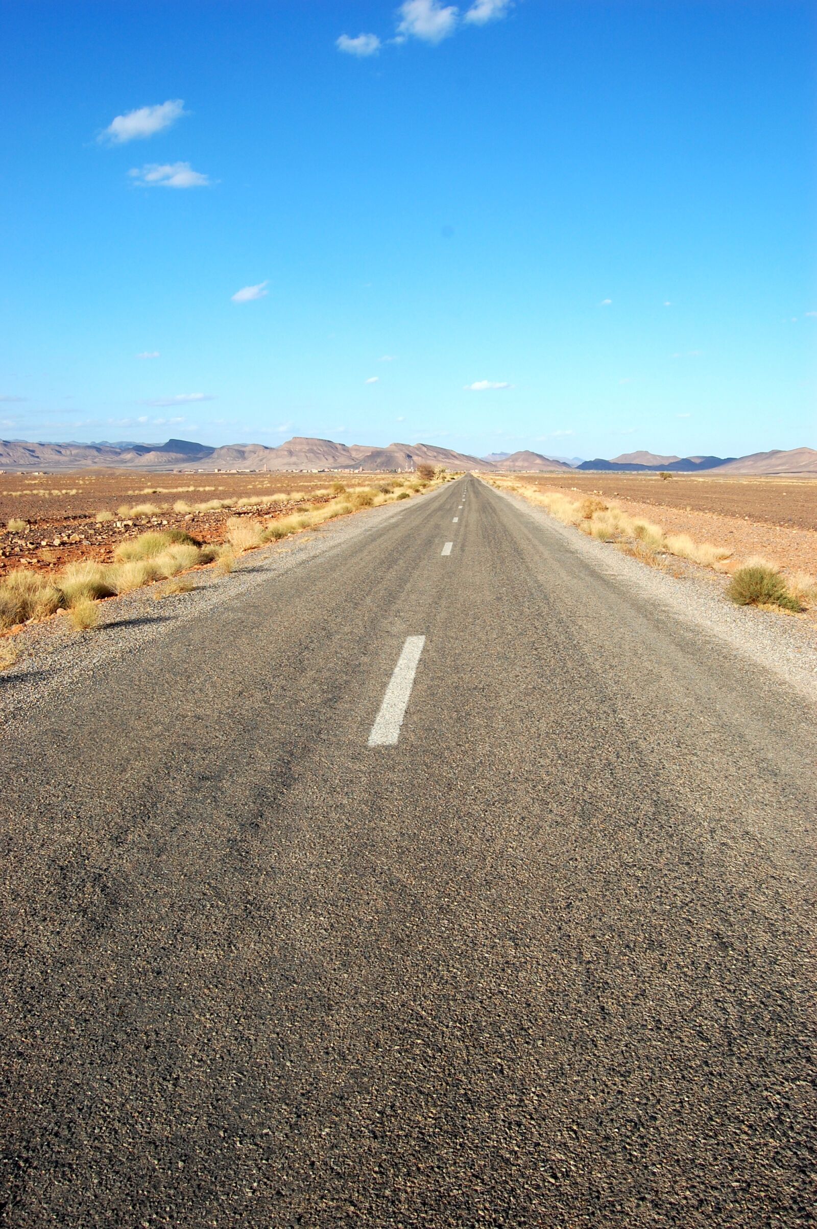 Nikon D40 sample photo. Way, desert, asphalt photography