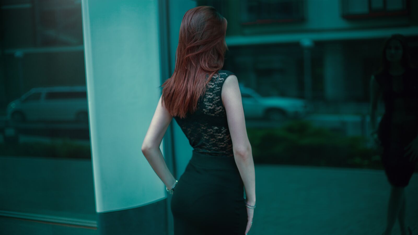 Canon EOS 5D Mark III sample photo. Girl, view, behind photography