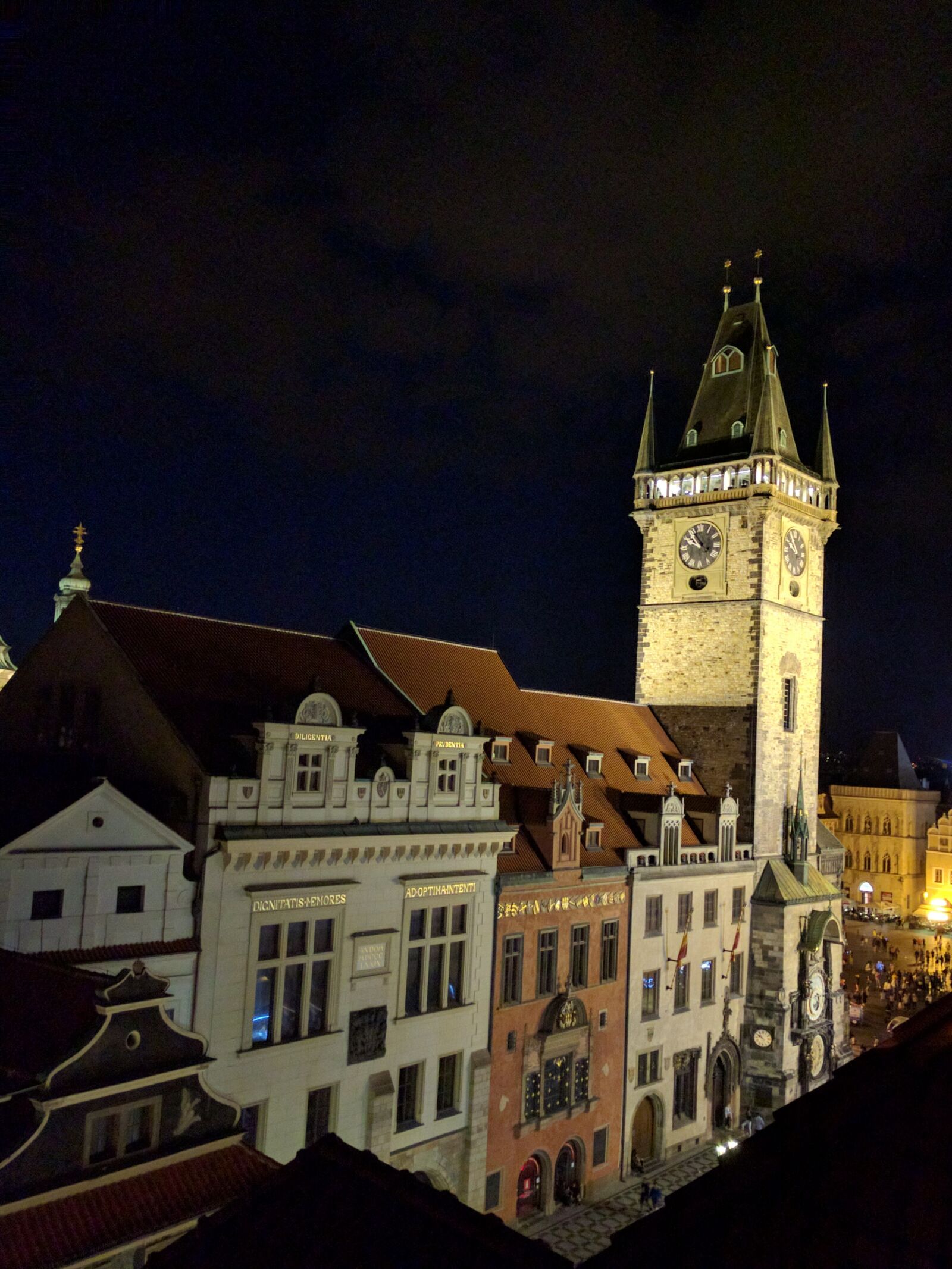 Google Nexus 6P sample photo. Prague night, castle, cityscape photography