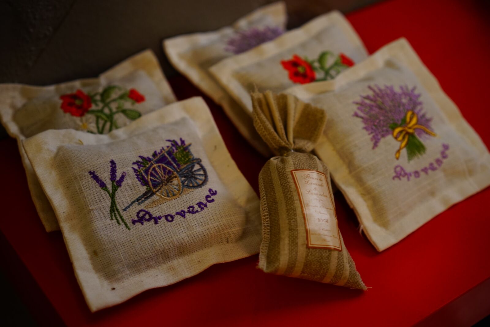 Sony a7 + Sony Sonnar T* FE 55mm F1.8 ZA sample photo. Sachet, lavender pillow, lavender photography
