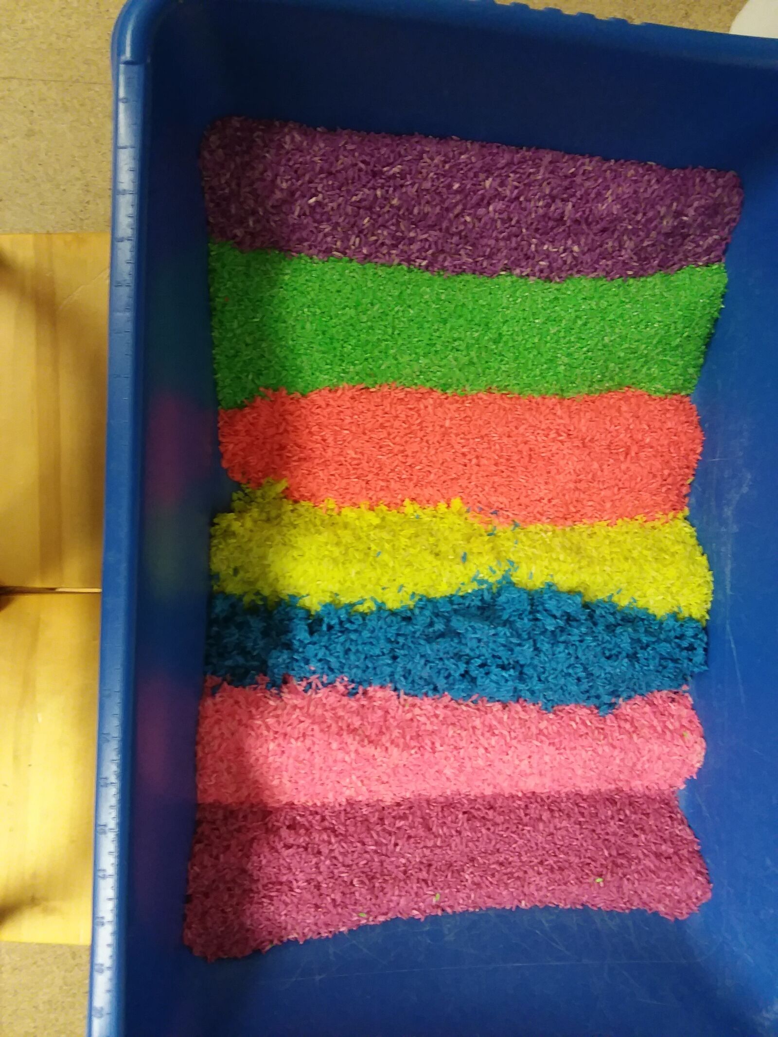 Samsung Galaxy J7 Pop sample photo. Colored rice, pre-k, colored photography