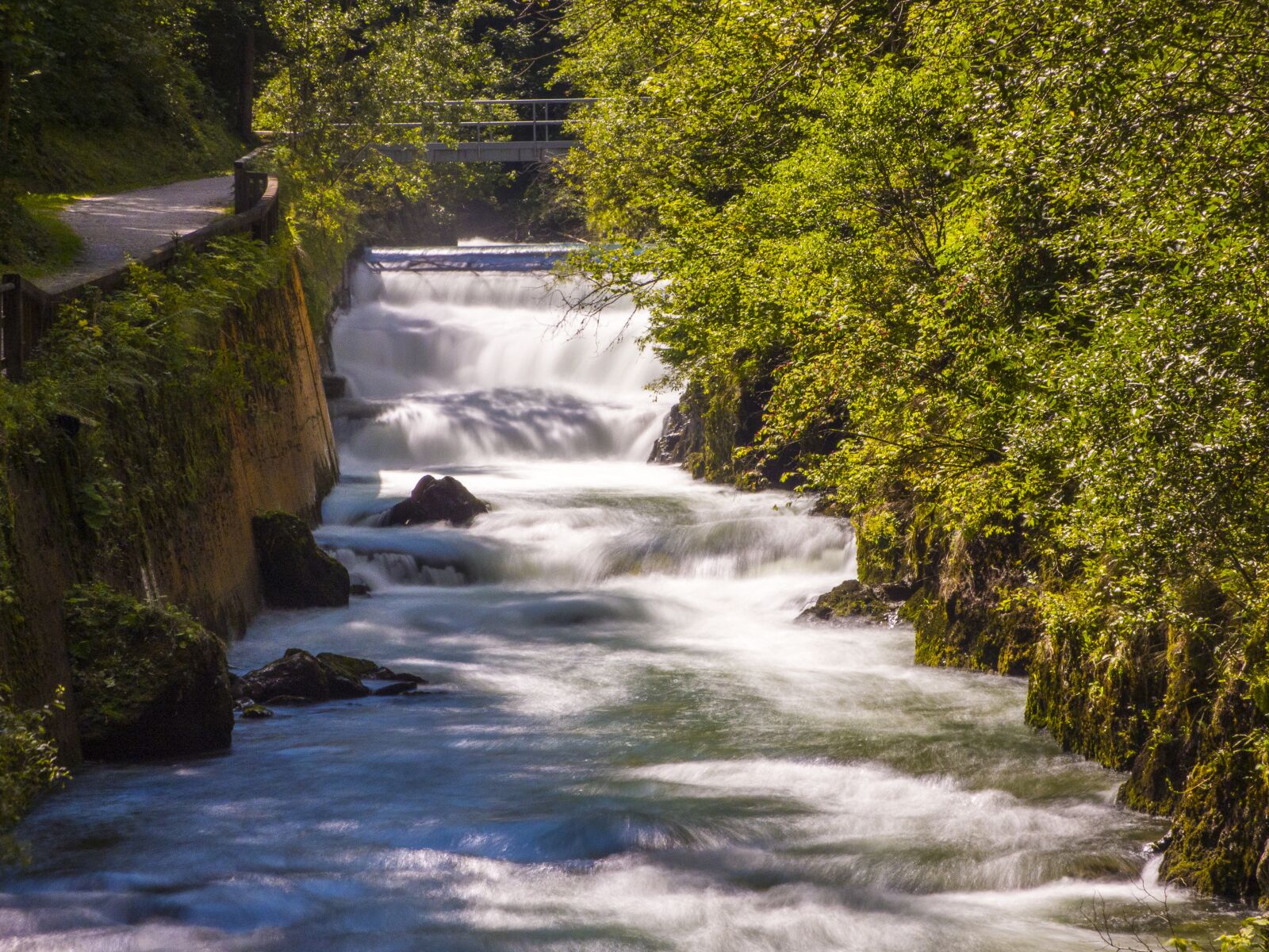 Panasonic DMC-FZ72 sample photo. Waterfall, schladming, vacations photography
