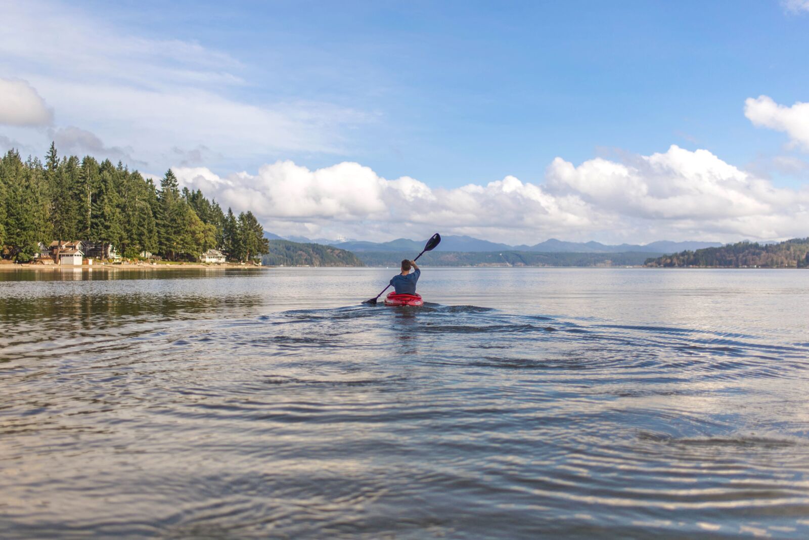 Nikon D610 sample photo. Boat, canoe, clouds, daylight photography