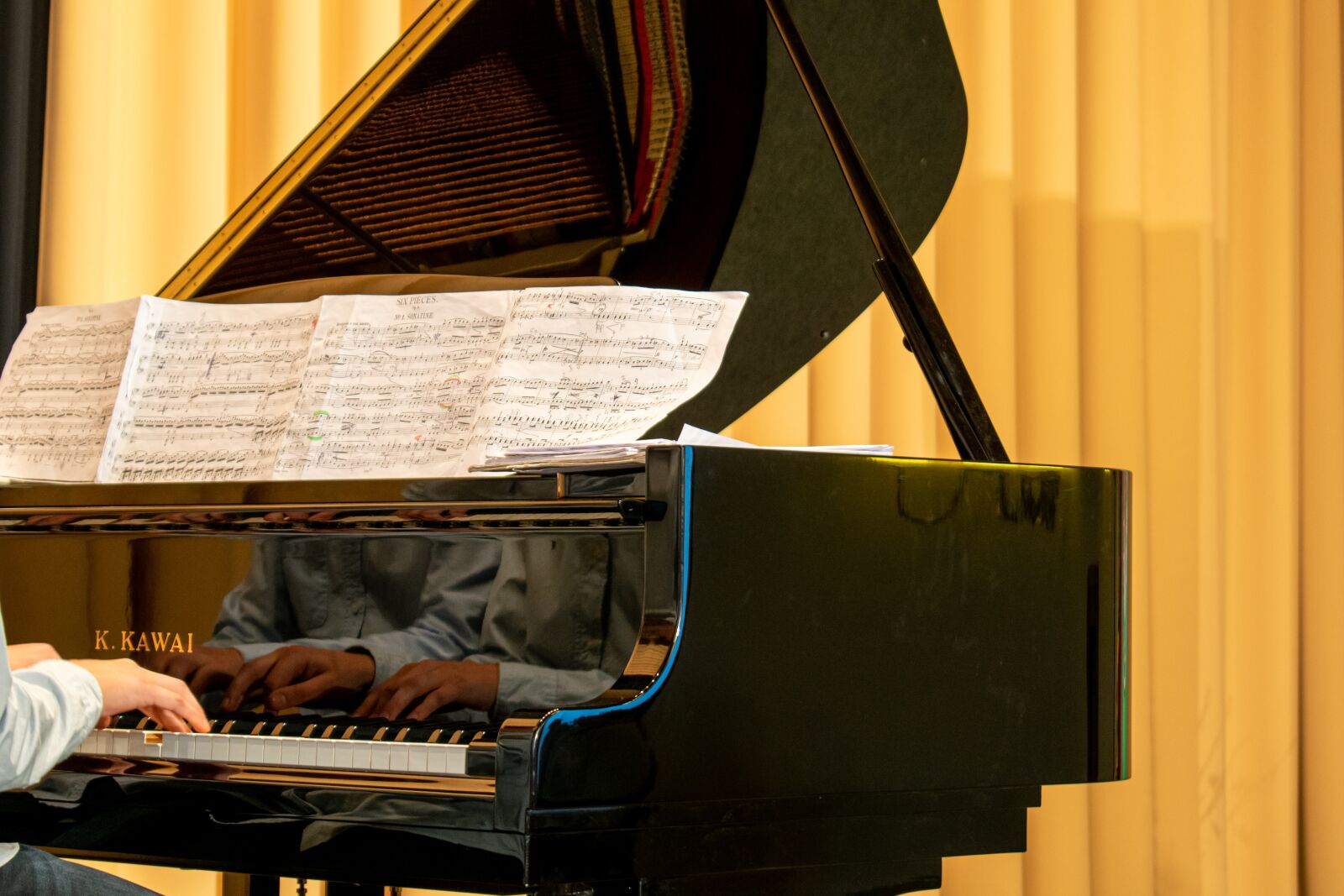 Nikon D5300 sample photo. Wing, piano, music photography
