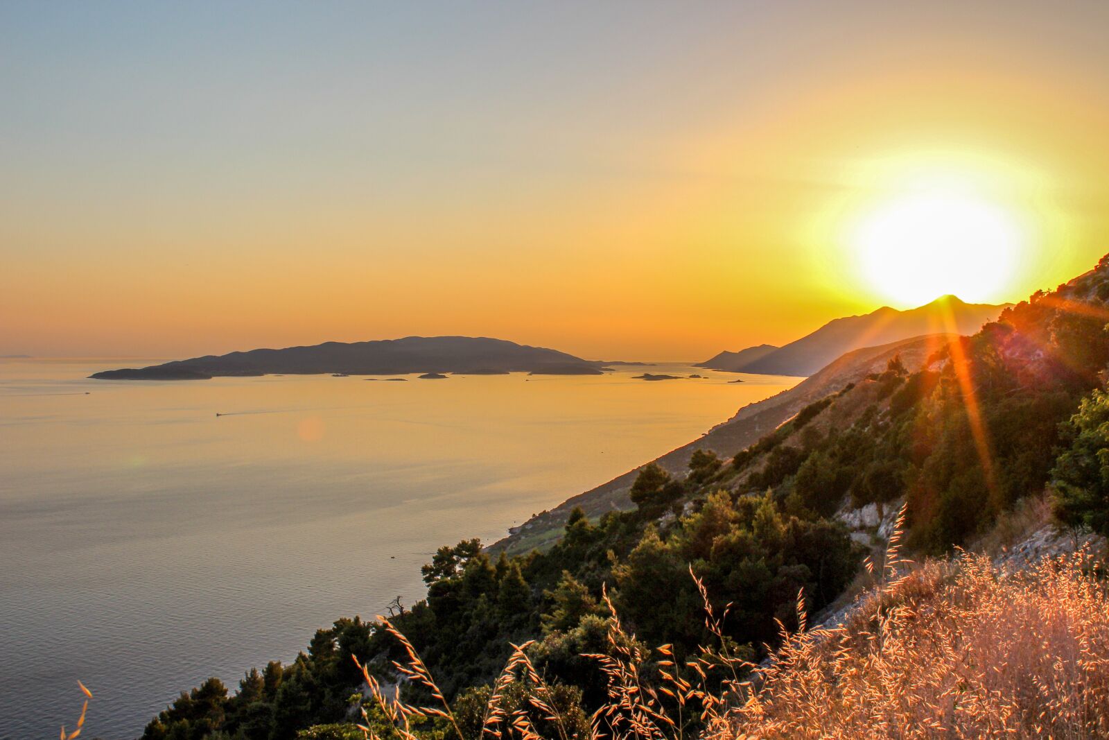 Canon EOS 650D (EOS Rebel T4i / EOS Kiss X6i) sample photo. Sunset, dalmatia, pelješac photography