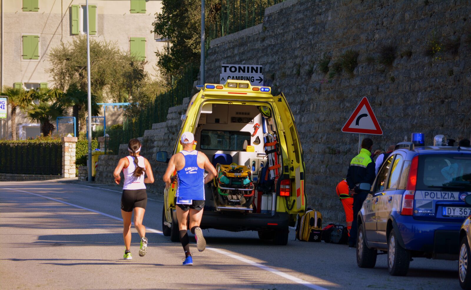 Nikon D7100 sample photo. Ambulance, marathon, rescue photography