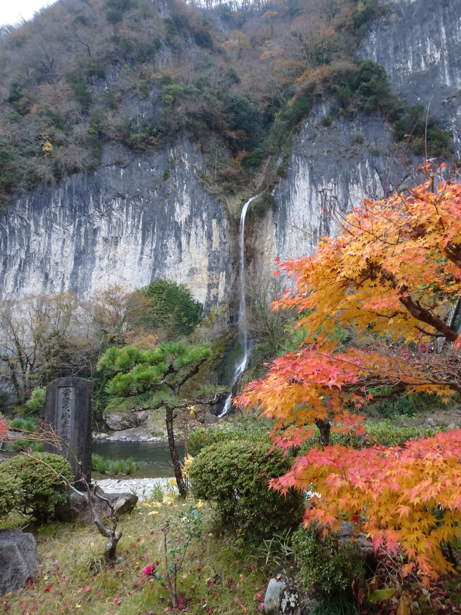 Sony Cyber-shot DSC-WX500 sample photo. Ikura cave, autumnal leaves photography