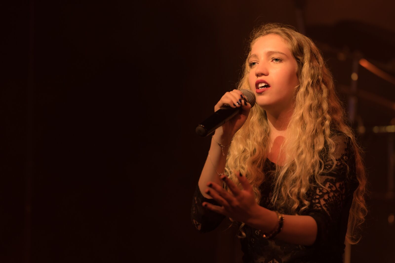 Nikon D750 sample photo. Singer, show, scene photography