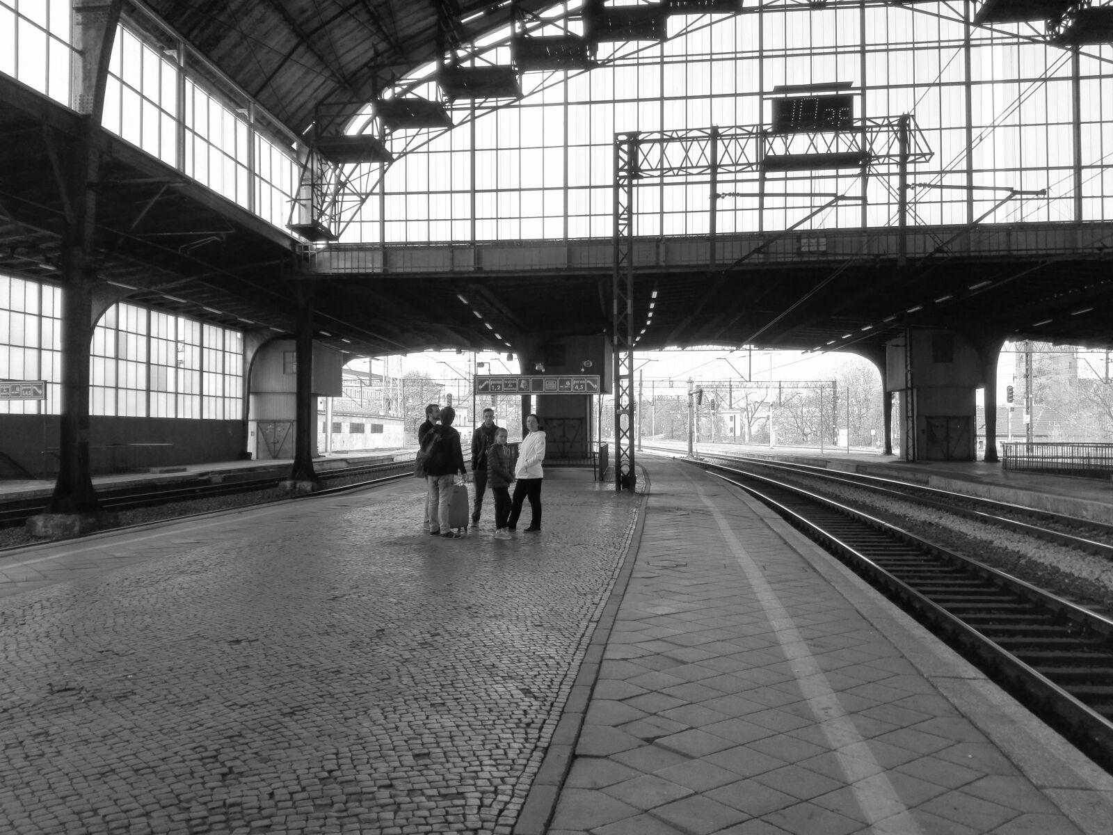 HUAWEI P8 Lite sample photo. Legnica, railway station, pkp1 photography