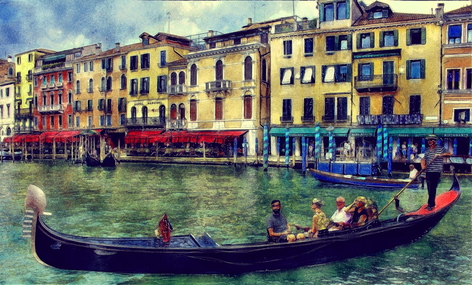 Canon EOS 700D (EOS Rebel T5i / EOS Kiss X7i) sample photo. Venice, channel, gondola photography