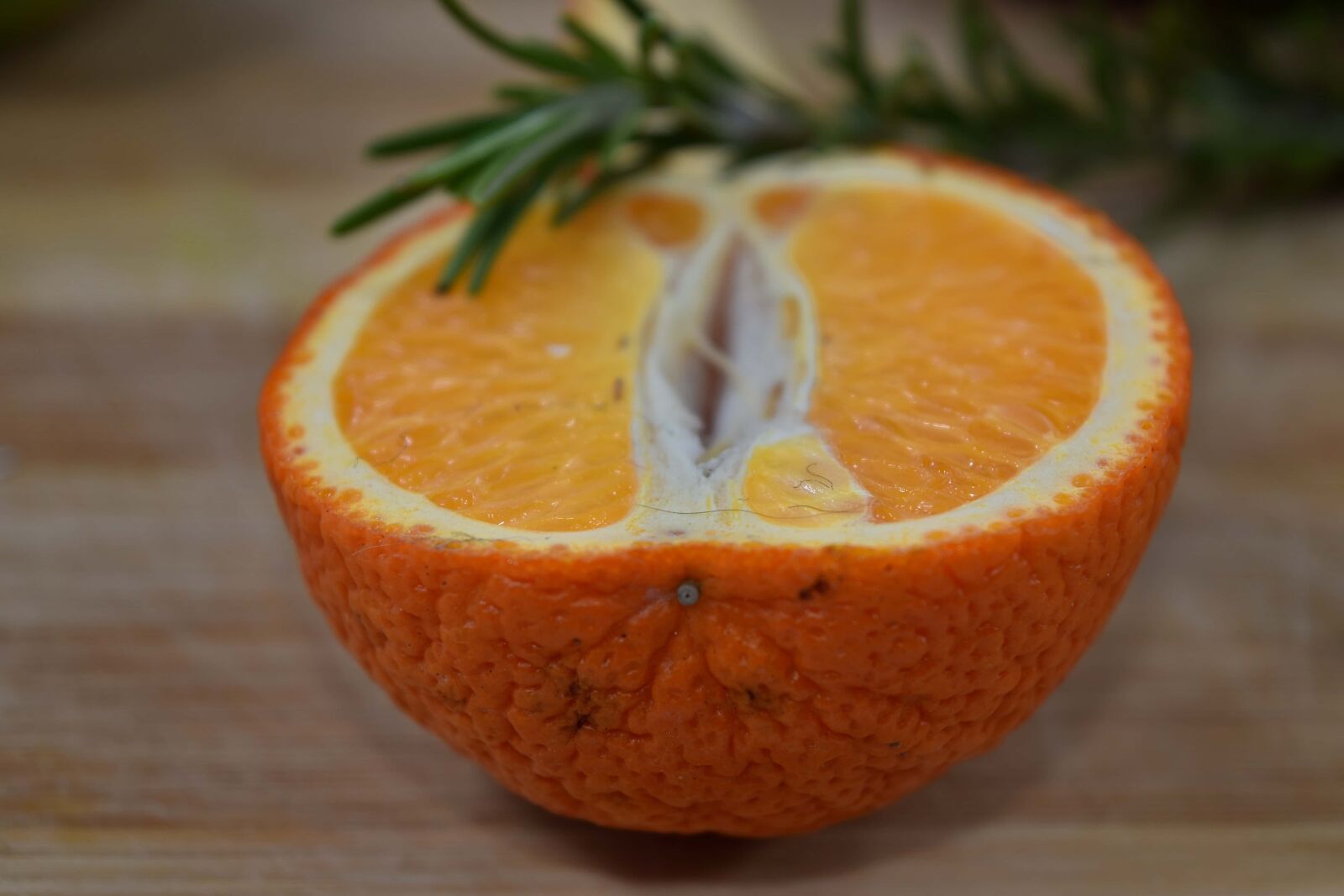 Nikon D5500 sample photo. Fresh, fruit, half, orange photography
