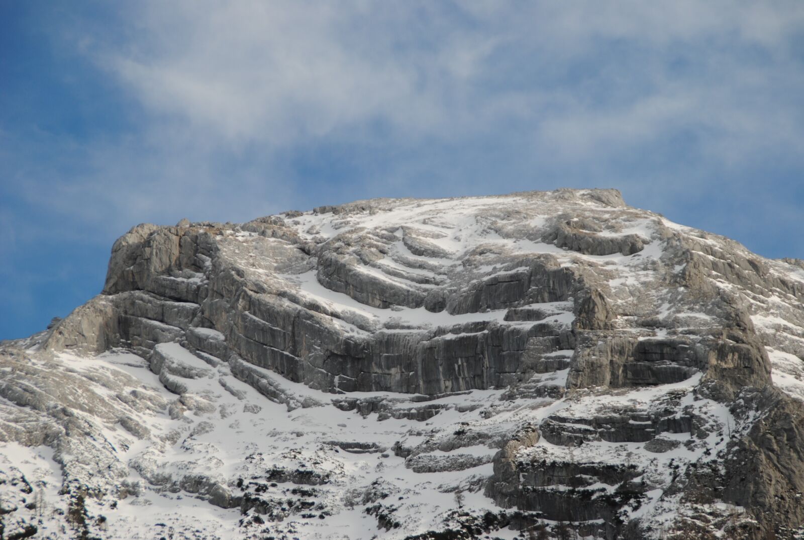 Nikon D3000 sample photo. Winter, berchtesgaden, rock photography