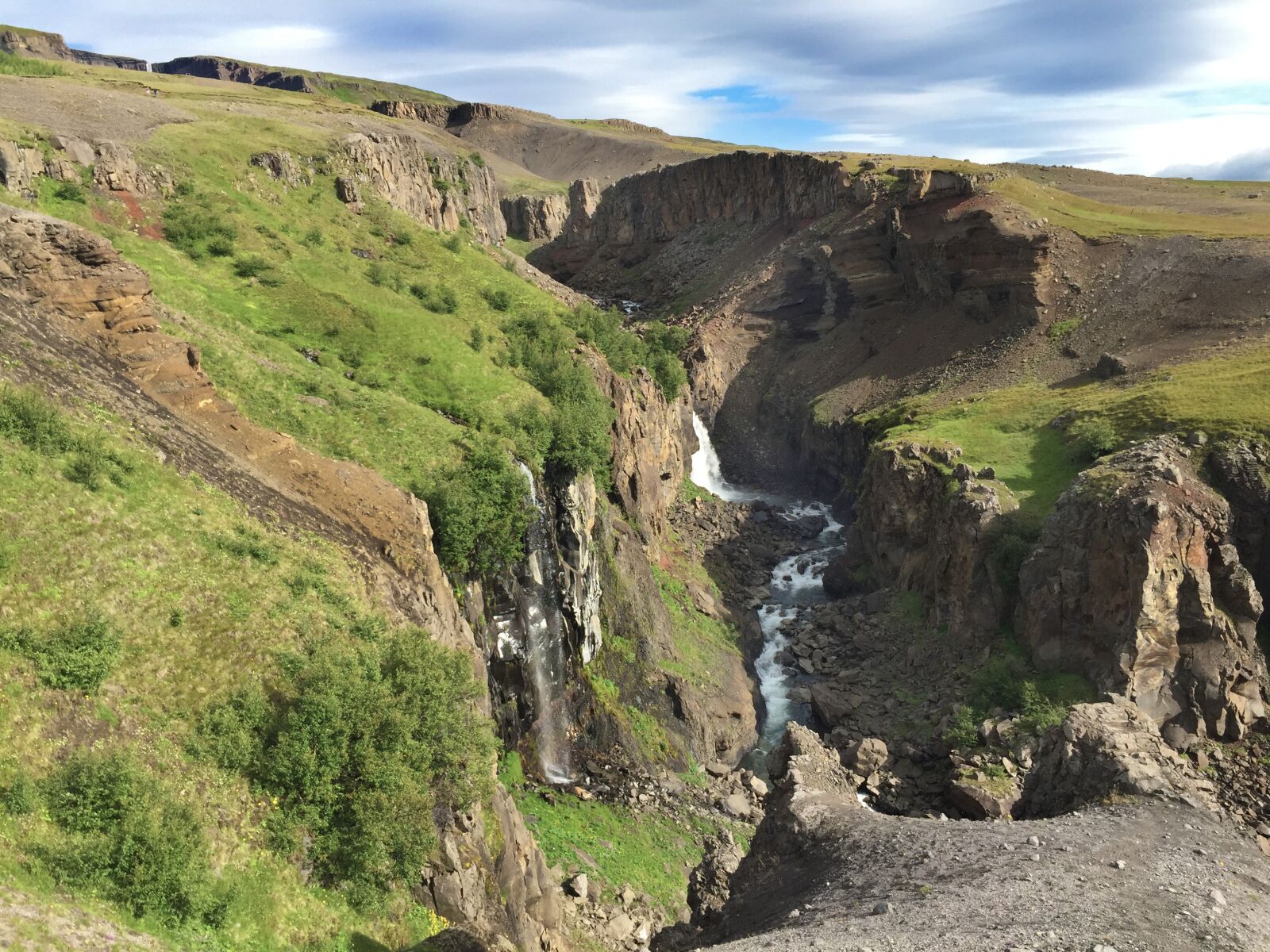 Apple iPhone 6 sample photo. Iceland, canyon, river photography