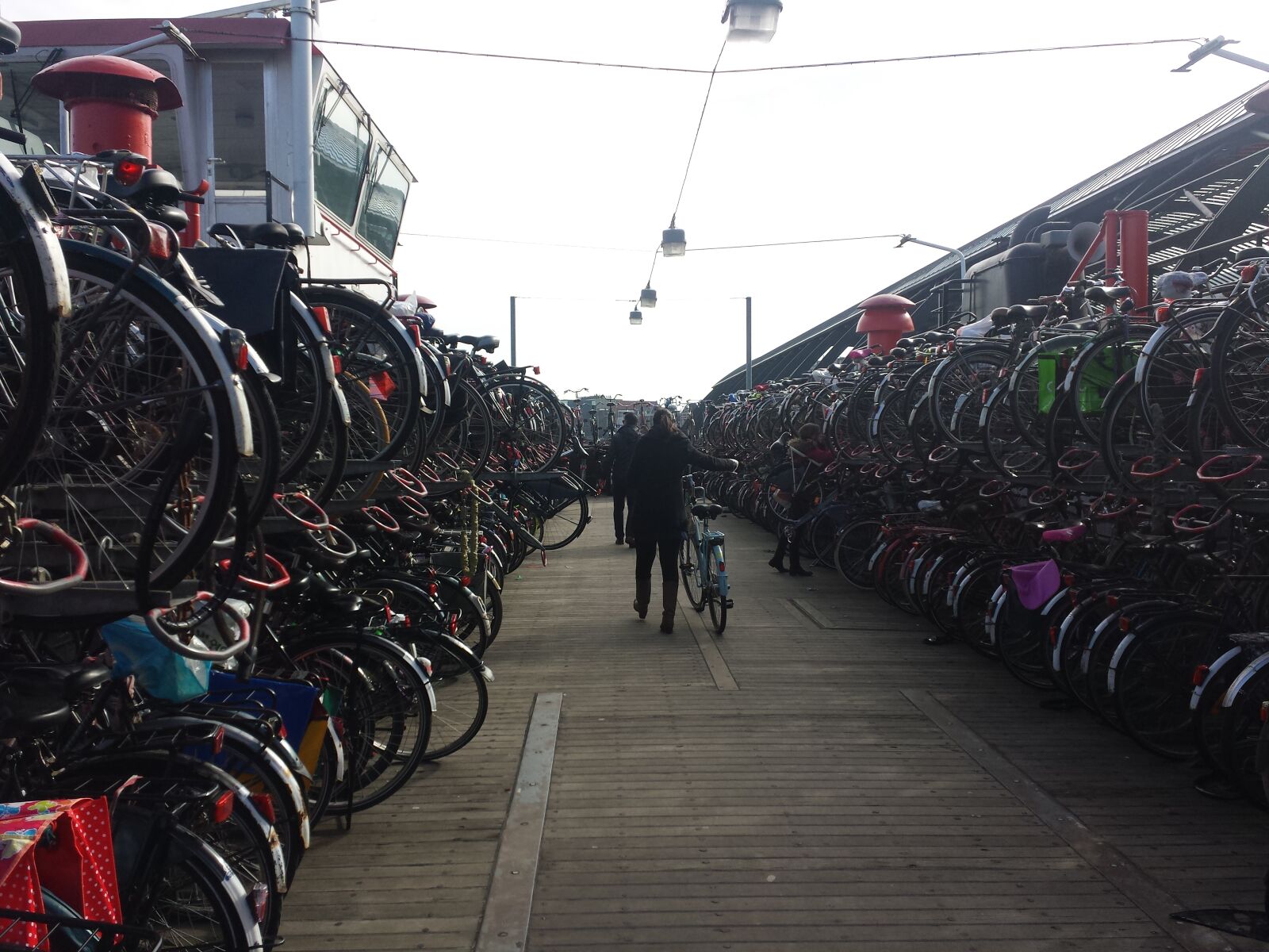 Samsung Galaxy S4 sample photo. Bikes, parking photography