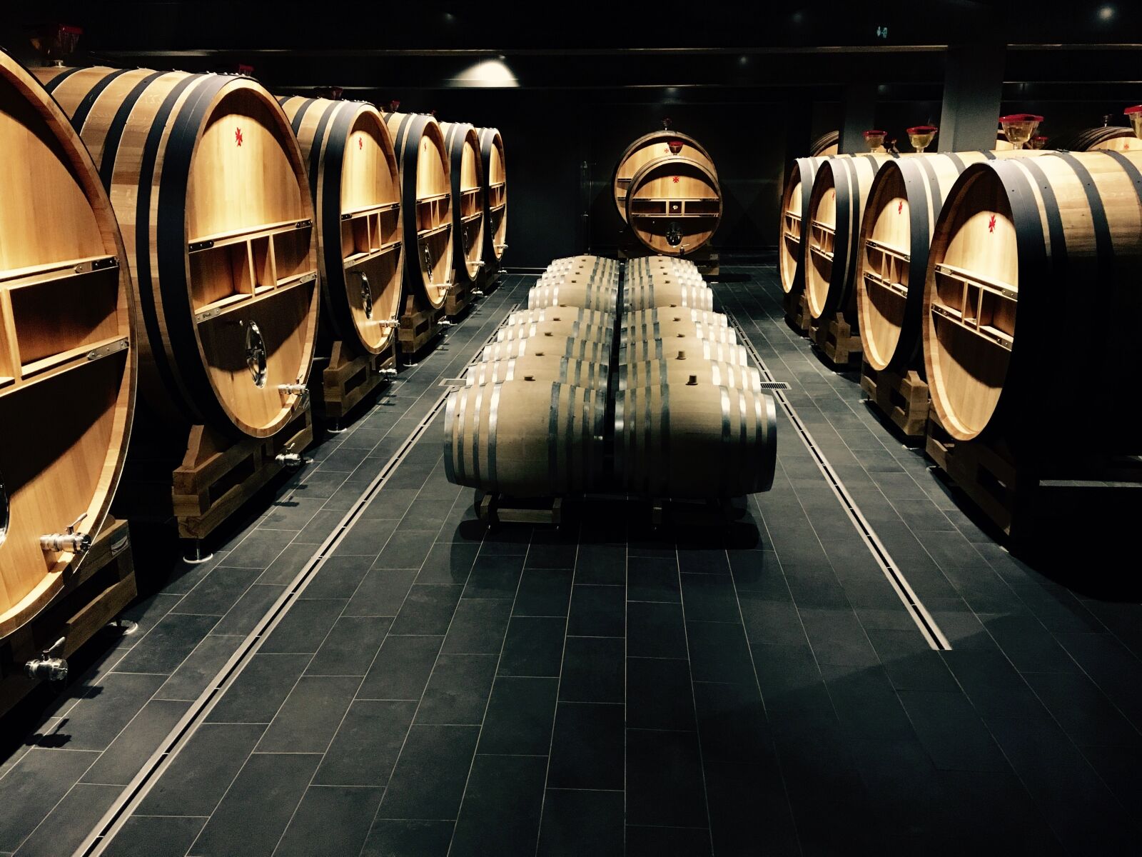 Apple iPhone 6s sample photo. Casks, wine, champagne photography