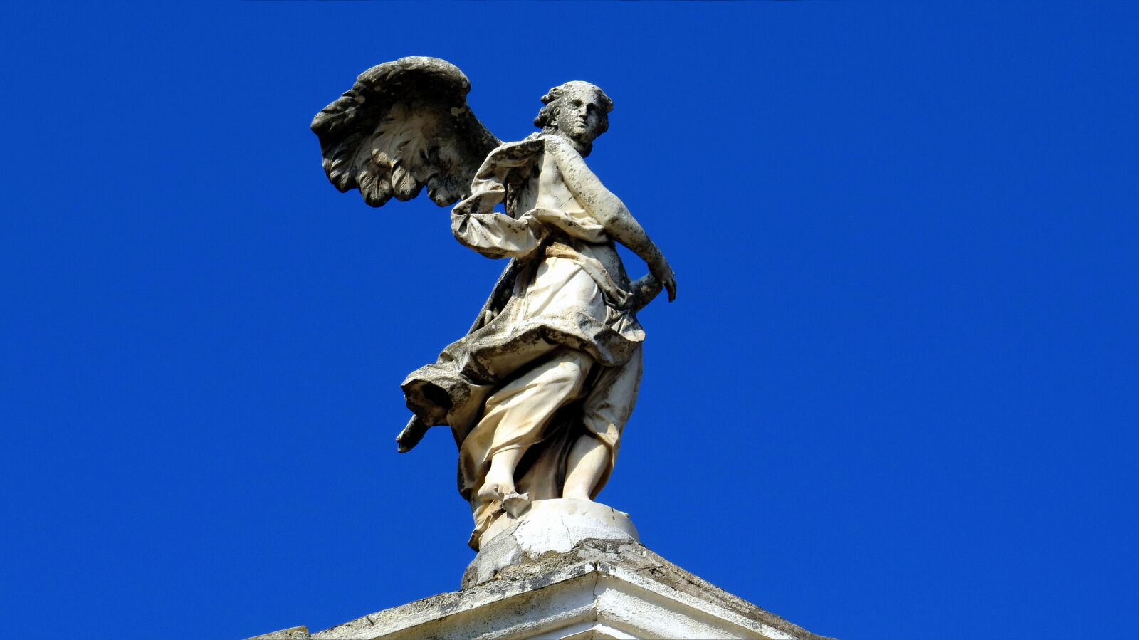Canon PowerShot SX50 HS sample photo. Sculpture, angel, the archangel photography
