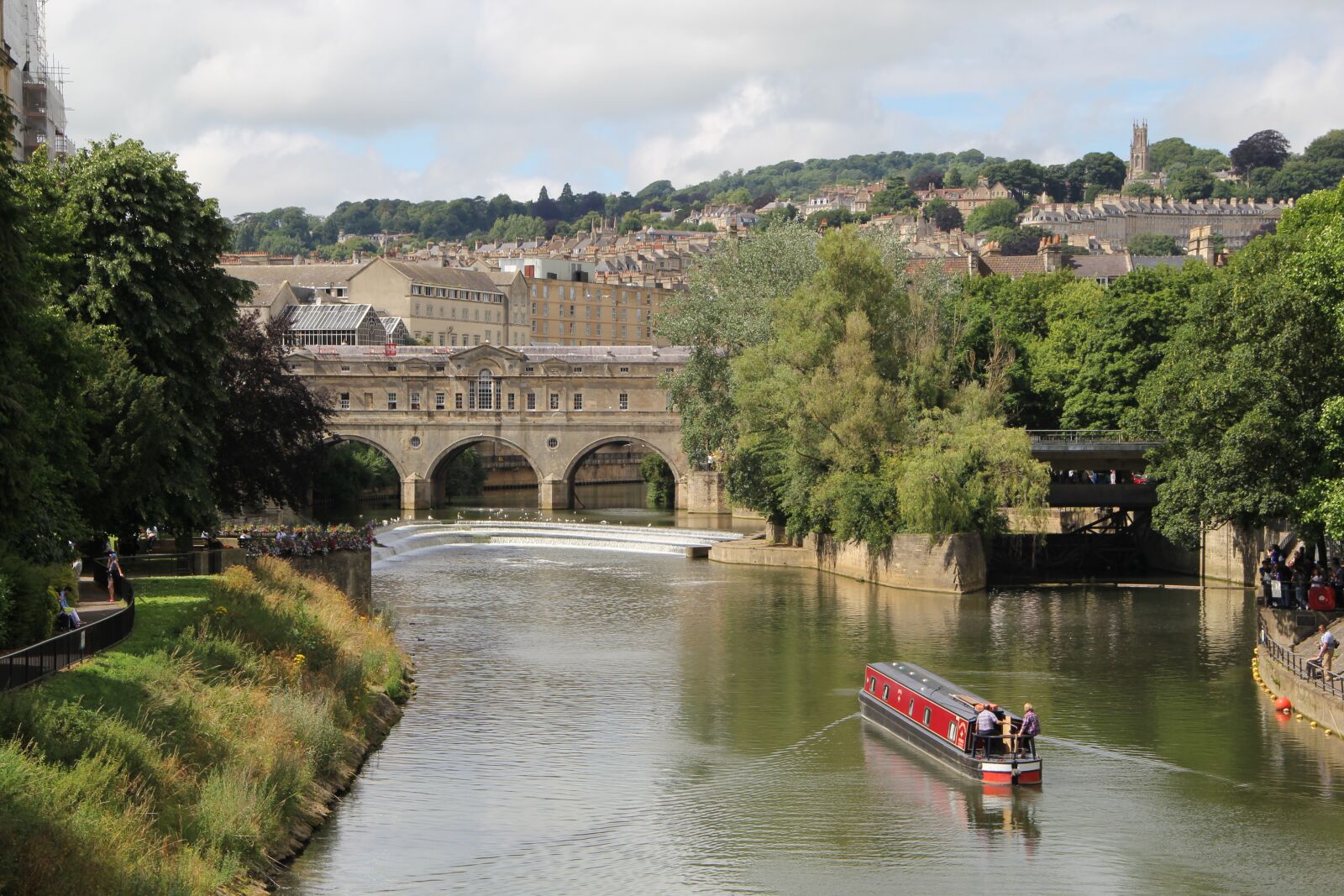 Canon EF-S 18-135mm F3.5-5.6 IS sample photo. Bath, england, river photography