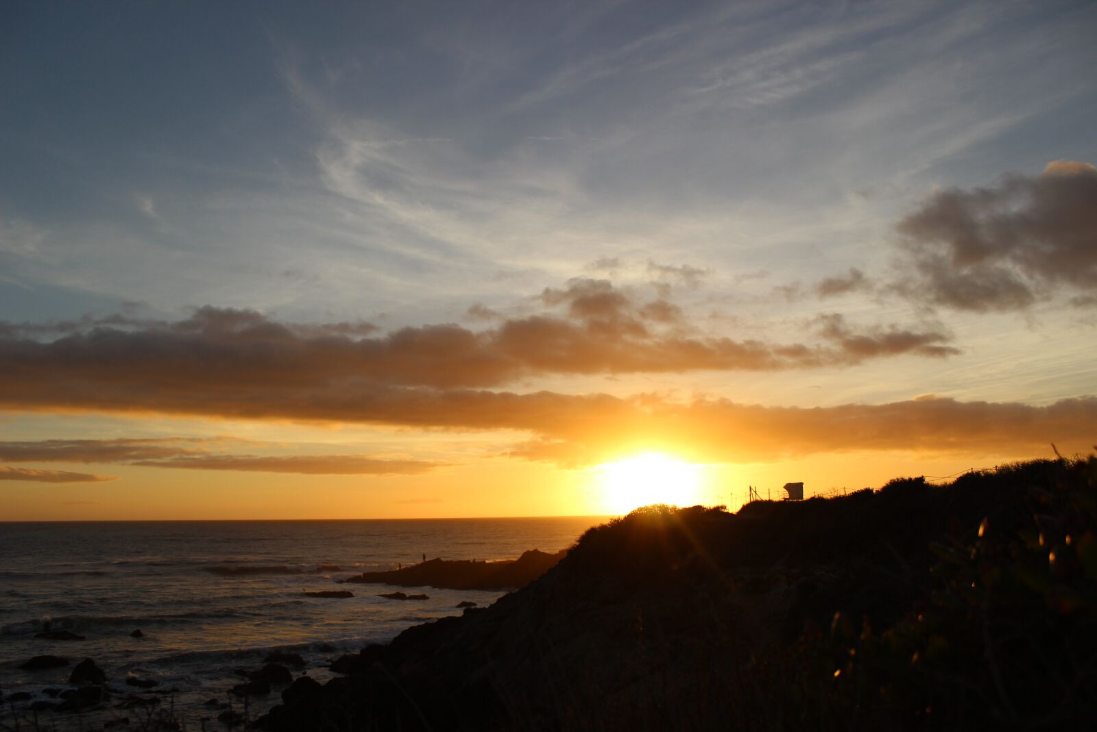Canon EOS 600D (Rebel EOS T3i / EOS Kiss X5) sample photo. Sunset, california, ocean photography