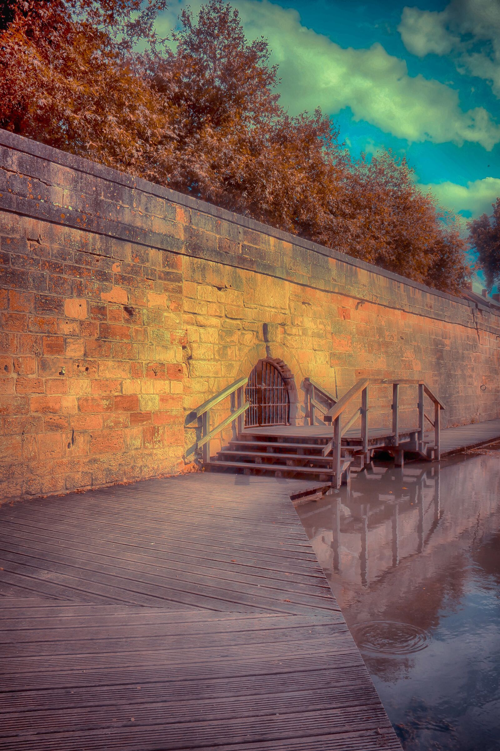 Canon EOS 70D sample photo. Fall, promenade, bridge photography