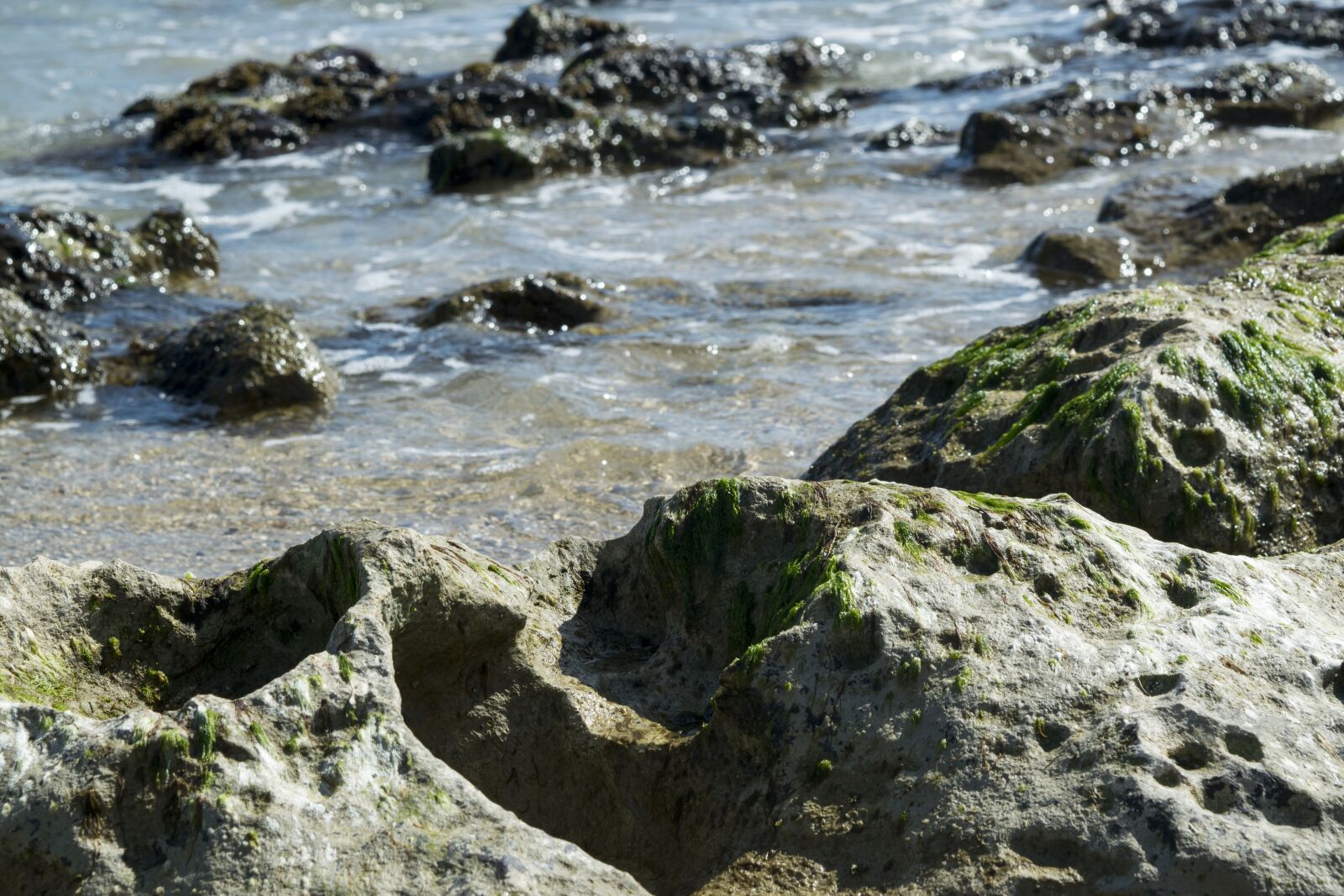 Nikon D5300 sample photo. Rock, beach, sea photography